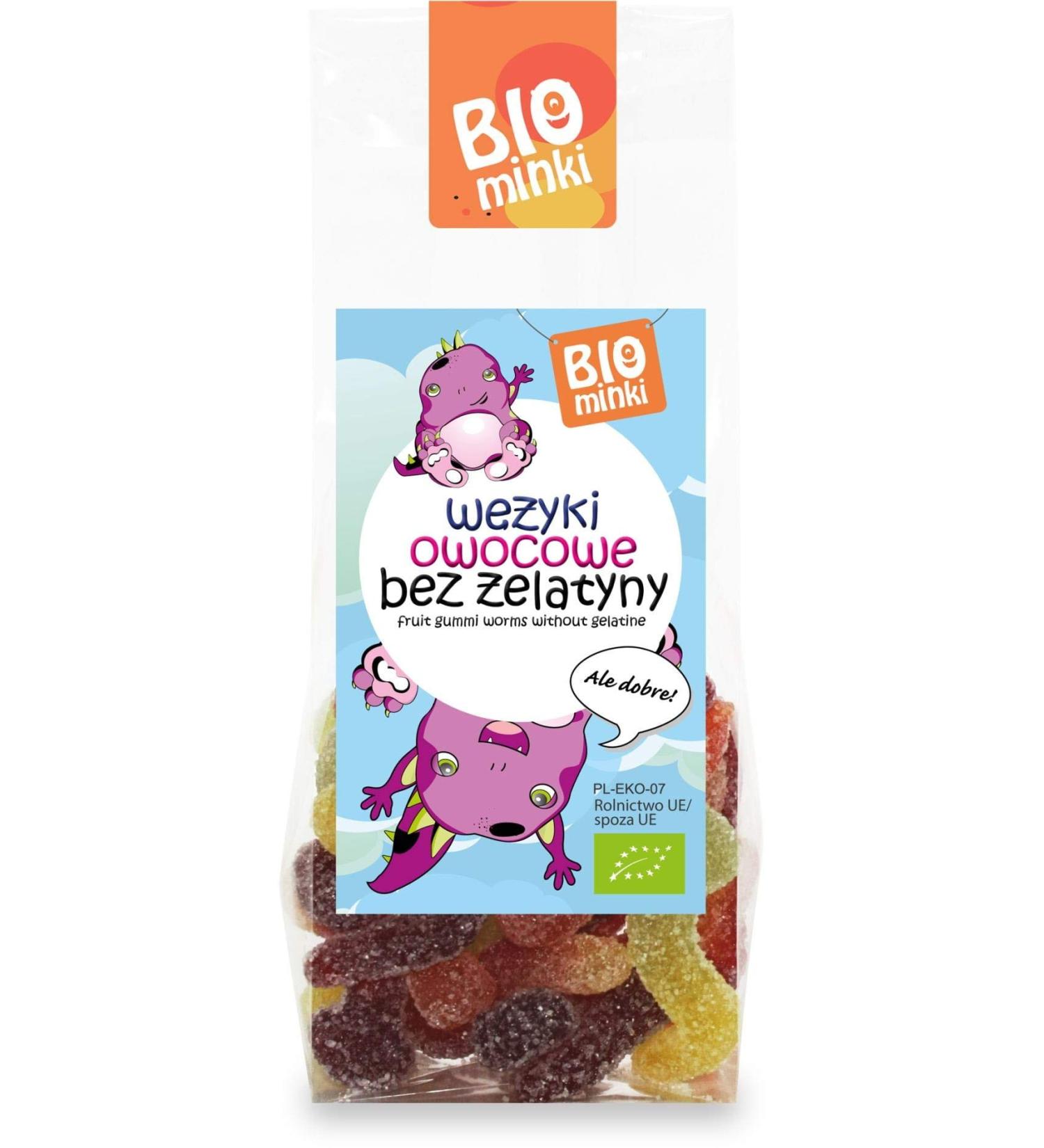 Tubes without gelatin ORGANIC 100g - BIOMINKI