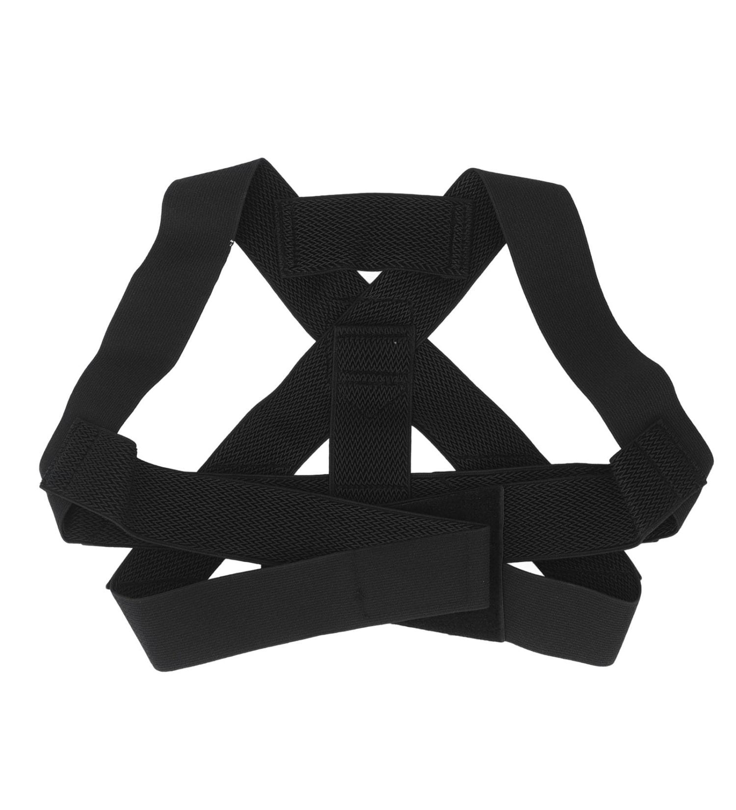 Orthodontic Back Support Belt | Lumbar Support for Men & Women | Size M | Hump Relief | Black - Buy Online on GoSupps.com