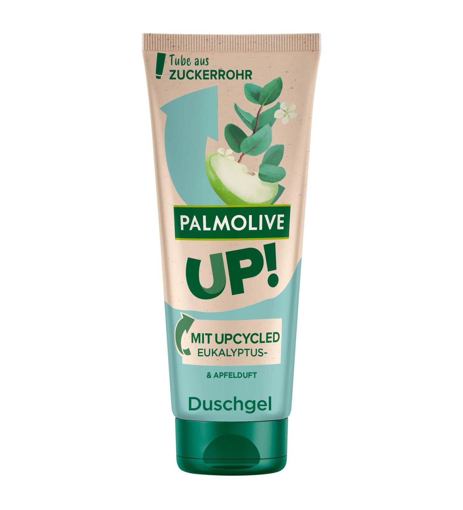 Palmolive UP! Eucalyptus and Apple Shower Gel 200 ml with Upcycled Eucalyptus Scent Sustainable - Buy Online on GoSupps.com
