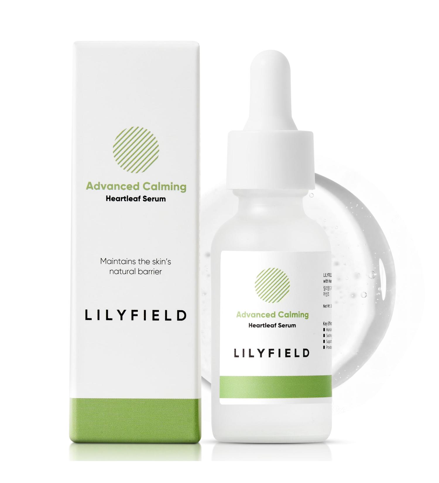 LILYFIELD Advanced Calming Serum | Heartleaf Korean Skincare for Sensitive Skin | Soothes & Nourishes | 30ml - Buy Online on GoSupps.com