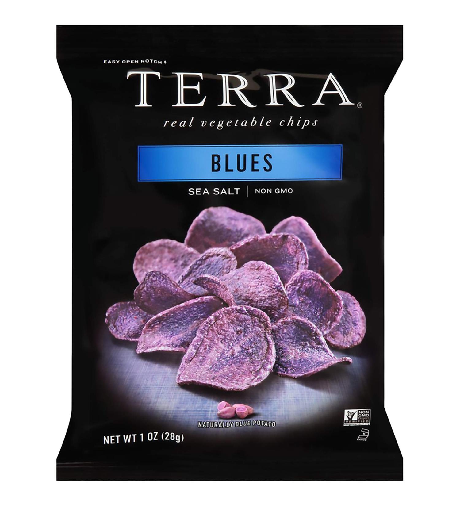 Terra Sweet Potato Chips No Salt Added - 1.2 Oz Pack of 24 | Healthy Snack - Buy Online on GoSupps.com