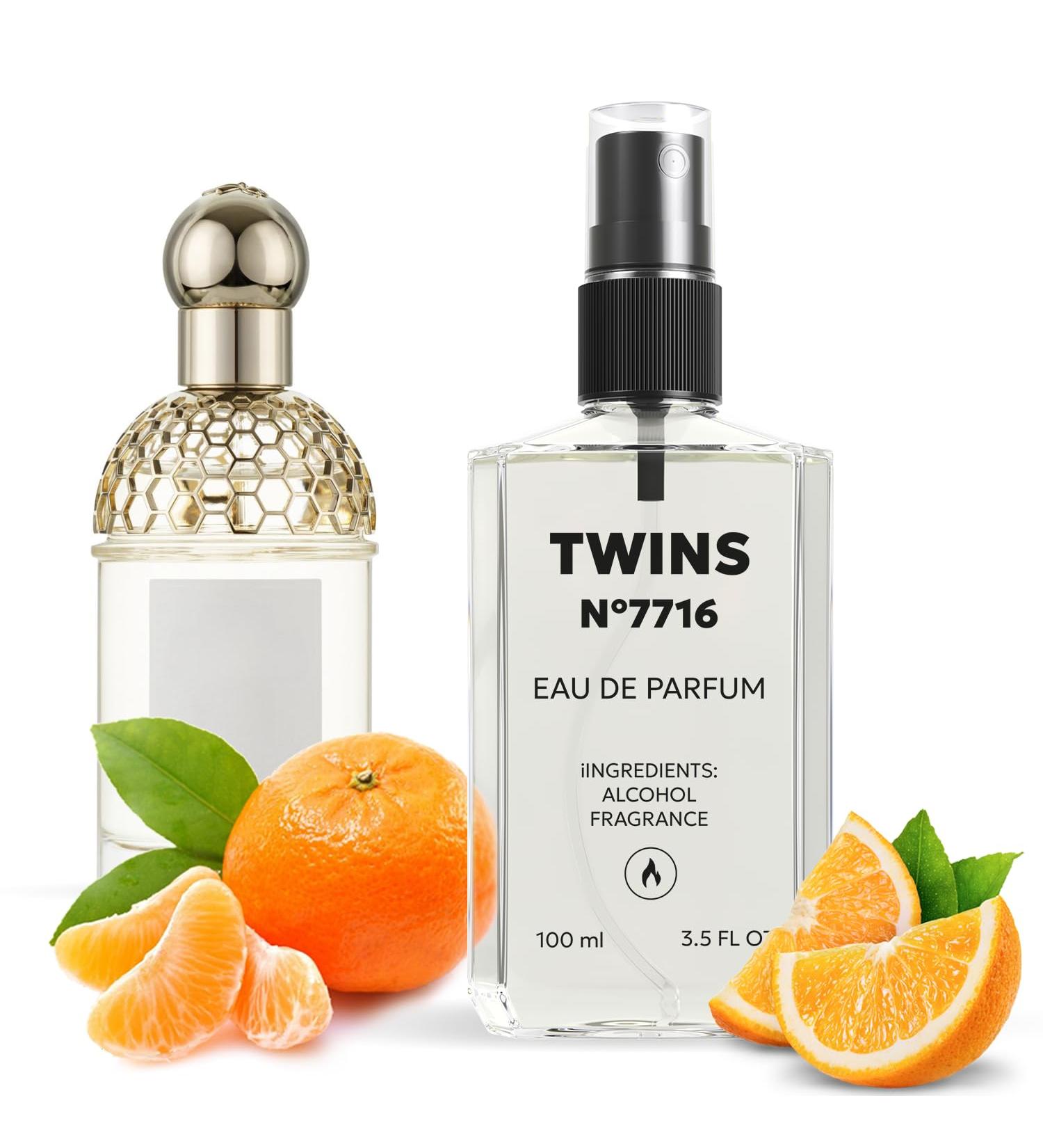 TWINS Impression of Aqua Allegoria Mandarine Basilic | Perfume for Women Eau de Parfum | No.7716 | 3.4 Fl Oz / 100 ml Guerlain Aqua Allegoria Mandarine Basilic Impression - Buy Online on GoSupps.com