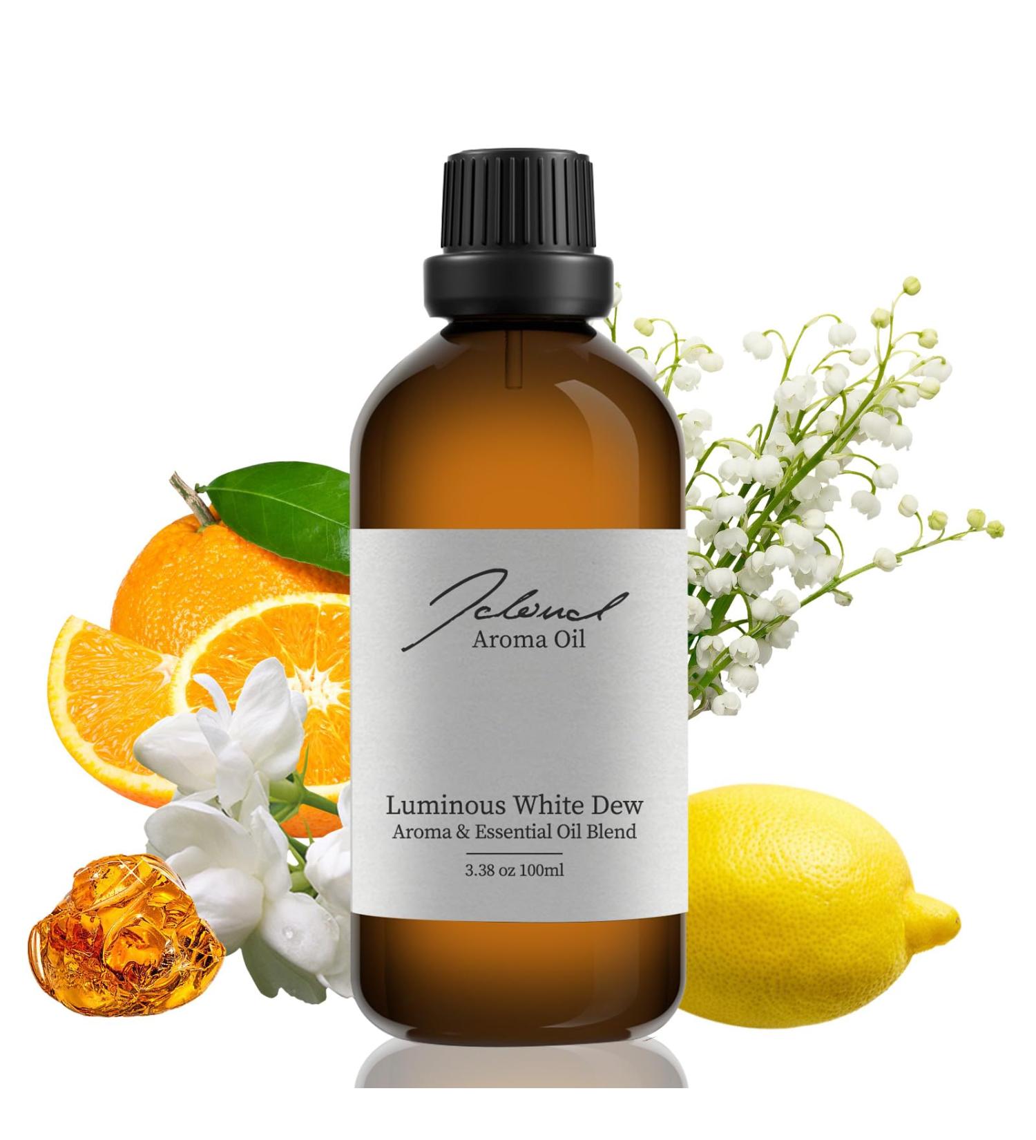 JCLOUD Luminous White Dew Essential Oil Inspired by Westin Hotel | Hotel Scent - Pure Aromatherapy Diffuser Oil with Orange and Lily of The Valley Home Luxury & Hotel Scents for Diffuser - 100mL 3.38 Fl Oz (Pack of 1) - Buy Online on GoSupps.com