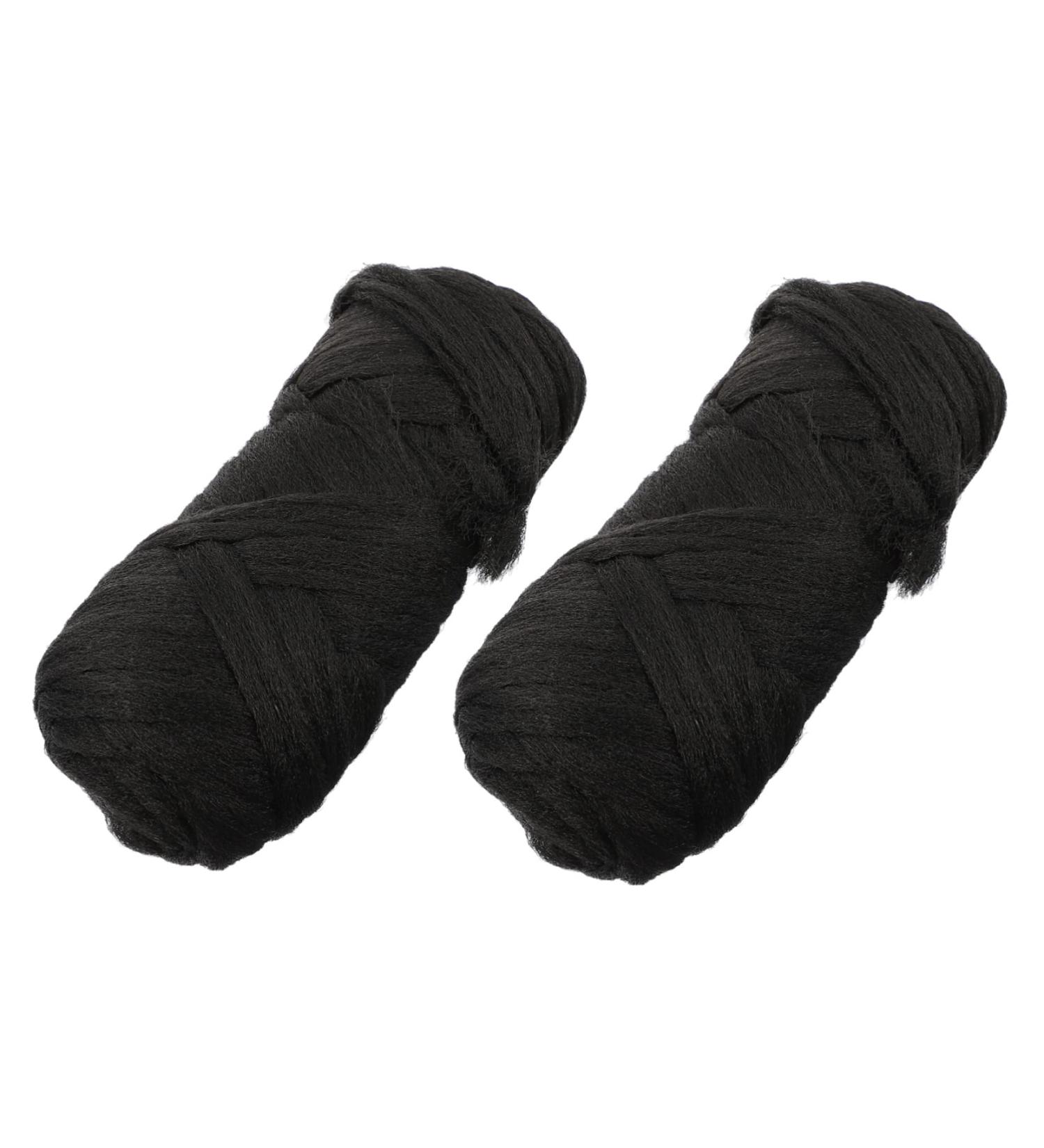 minkissy 2 Rolls Brazilian Wool Braid Clip on Hair Extensions Long Hair Wig Fish Line Extension Multi- Colors Party Highlights Invisible Wire Headband Polypropylene Hair Piece Natural 19.9X9X7CM Black - Buy Online on GoSupps.com