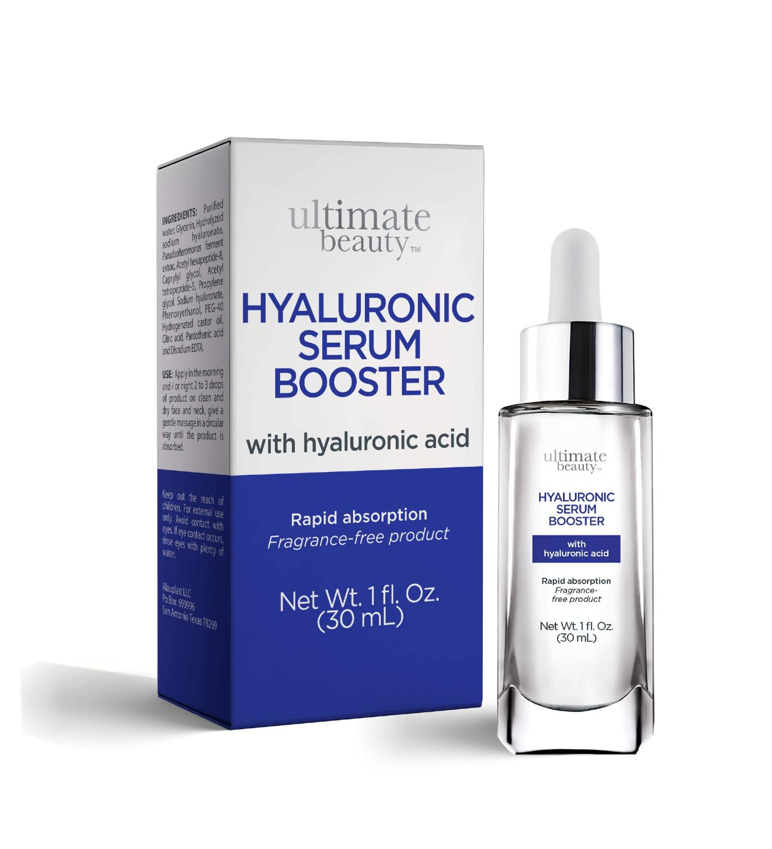 Buy 1.5% Pure Hyaluronic Acid Serum Booster - Hydrate & Plump Dry Skin | International Shipping - Buy Online on GoSupps.com