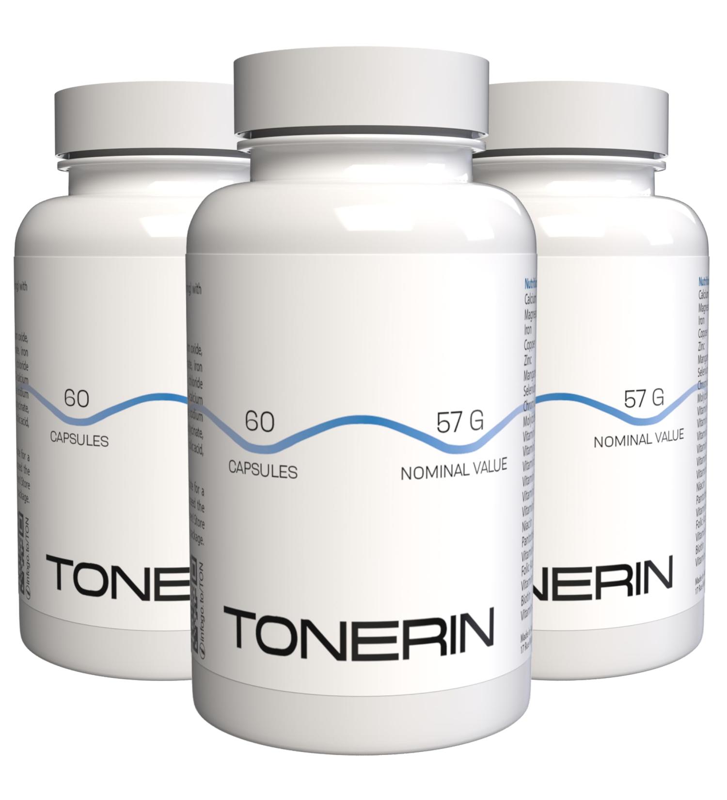  TONERIN 180 Capsules - Pack of 3 - Buy Online on GoSupps.com