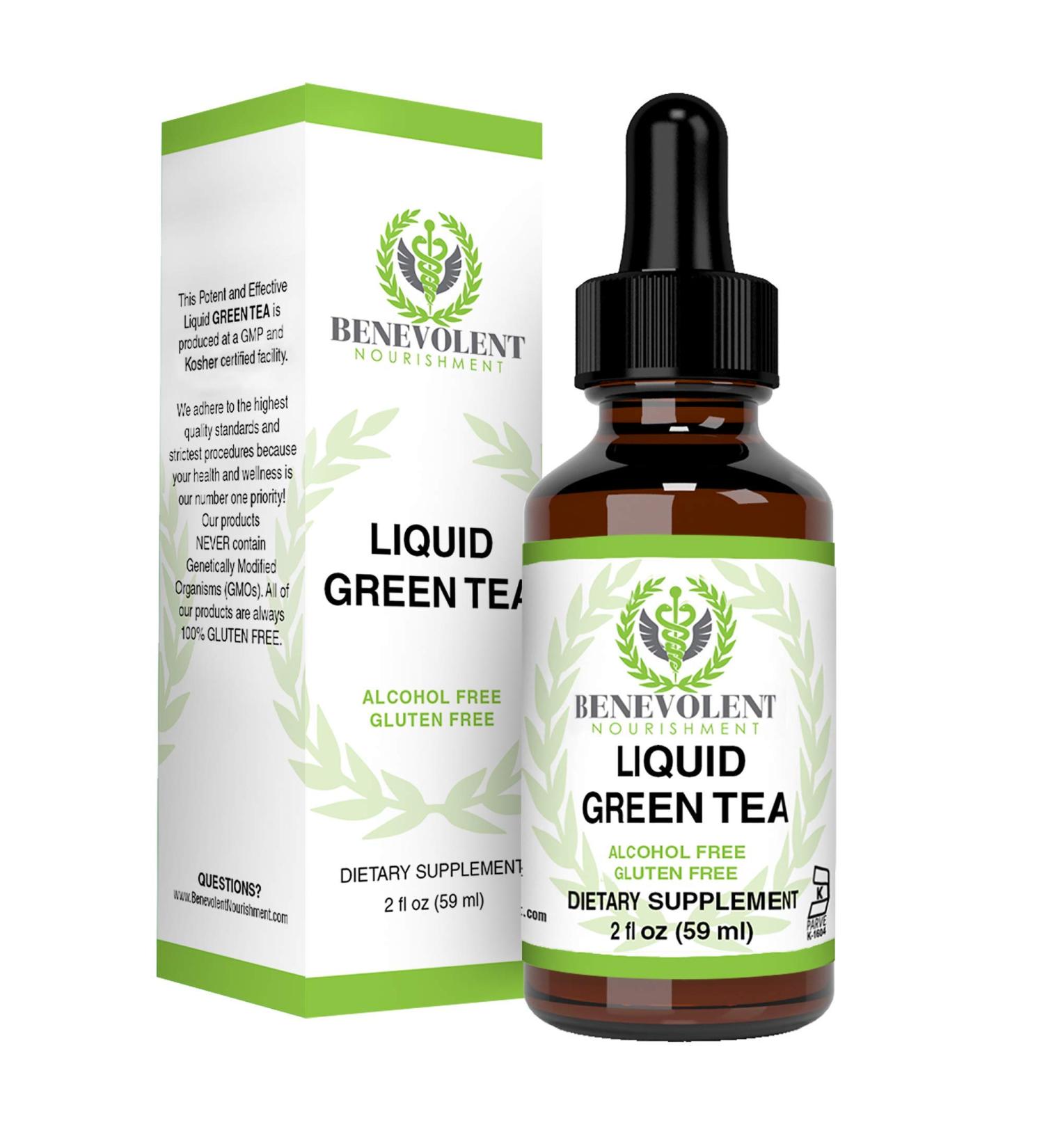 Max Potency Green Tea Fat Burner with EGCG Extract Liquid - Weight Loss Support & Energy Boost - Antioxidants & Caffeine - Non-GMO & Gluten Free - Buy Online on GoSupps.com