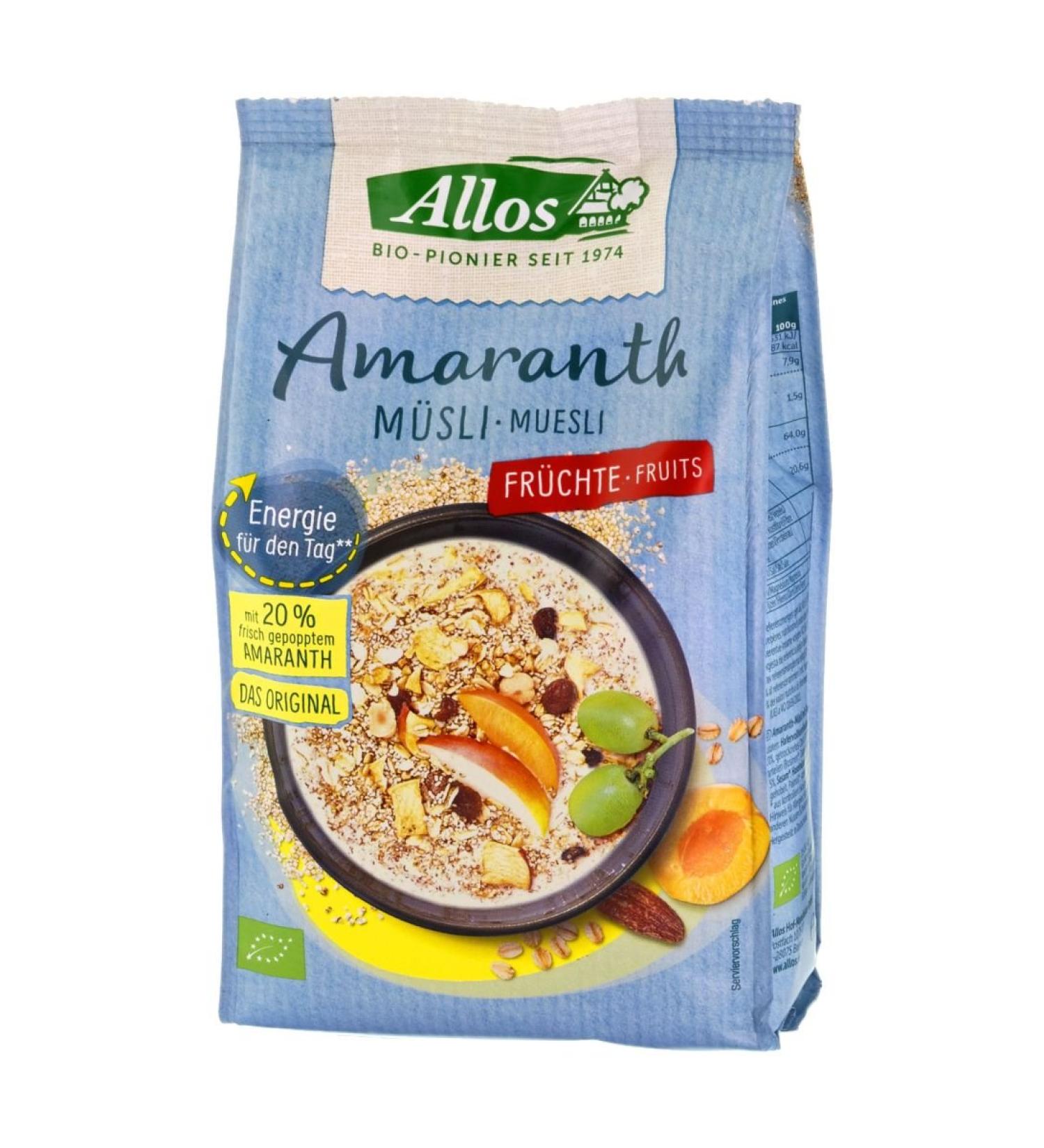 Allos Allos Amaranth Muesli Fruit