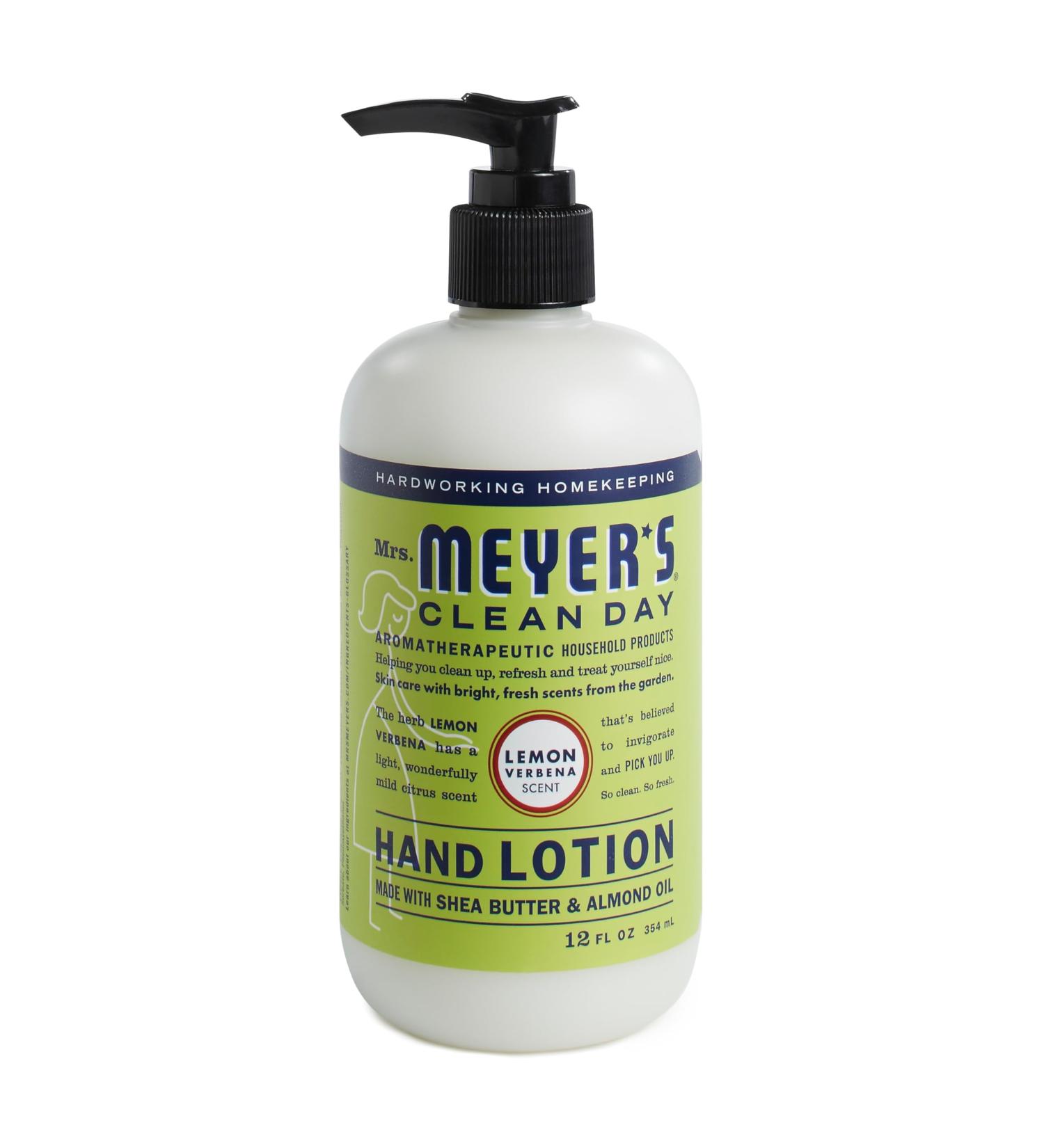 Mrs. Meyers Clean Day Hand Lotion Lemon Verbena 12 oz - Natural Moisturizer for Soft Hands | Buy Online Internationally - Buy Online on GoSupps.com