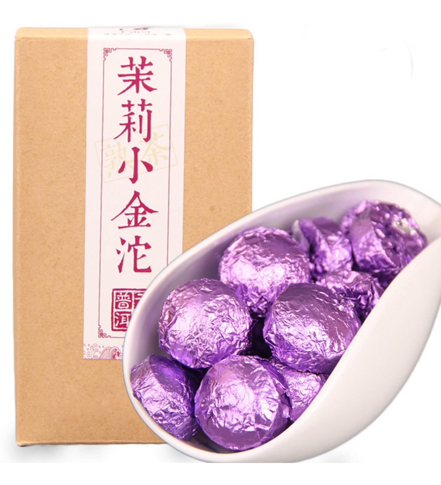  HQZMCTE Chinese Pu-erh Jasmine-Jasmine Puerh Mini Tuo Tea - Cooked Tea 250g For Daily Drink - Buy Online on GoSupps.com