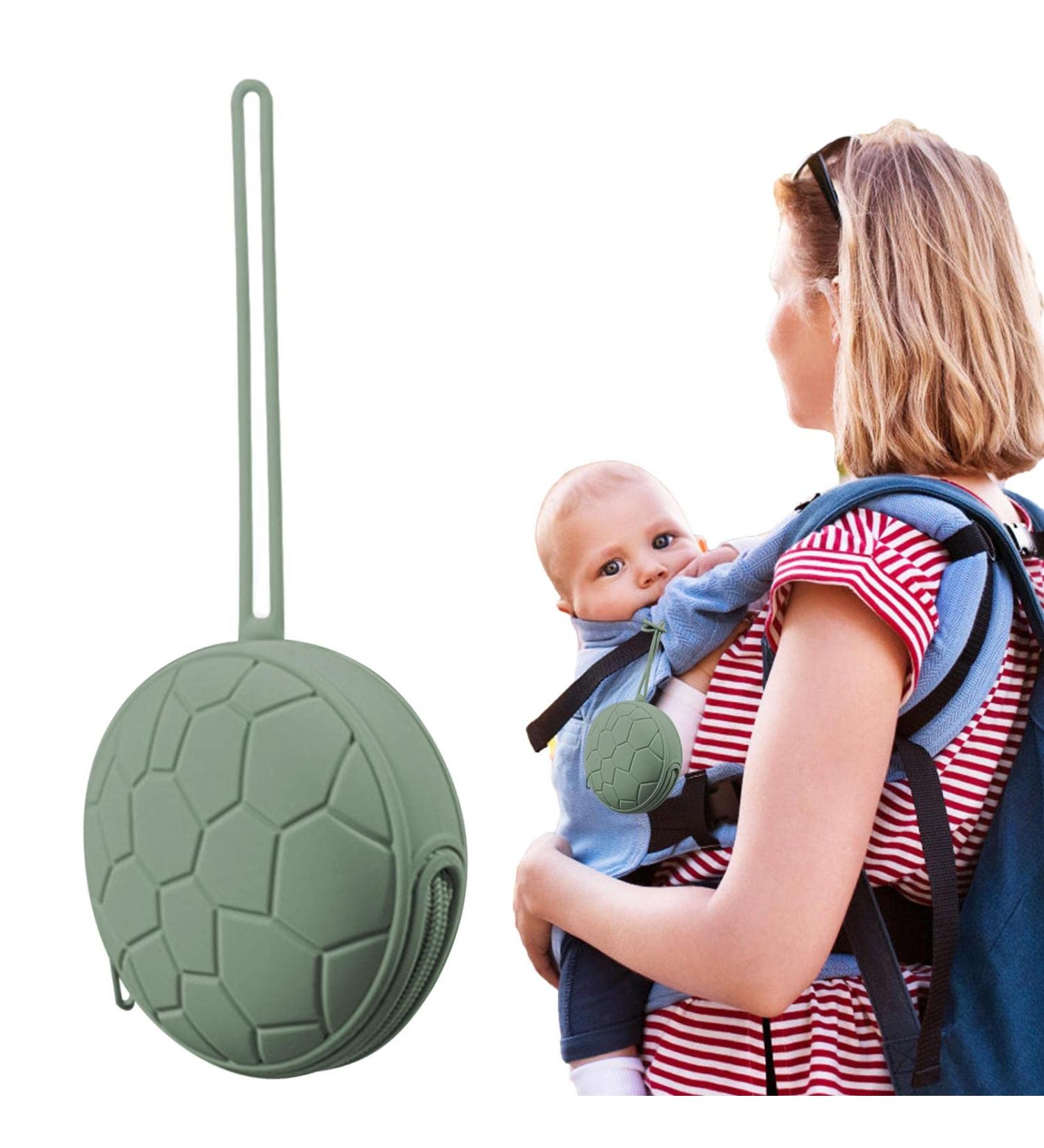 Hod's Pacifier Holder Case | Zipper Lanyard Pacifier Clip Holder for Diaper Bags & Strollers | Travel Accessory - Buy Online on GoSupps.com
