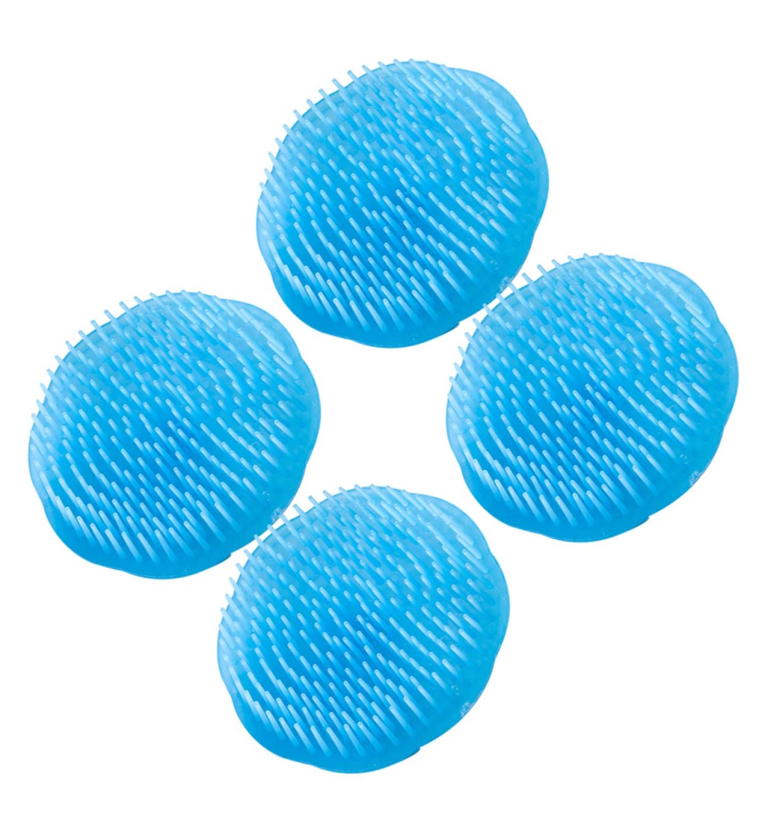 Hapinary 4-Piece Massage Shampoo Brush Set | Hair Washing & Scalp Massager for Ultimate Hair Care | International Shipping Available - Buy Online on GoSupps.com