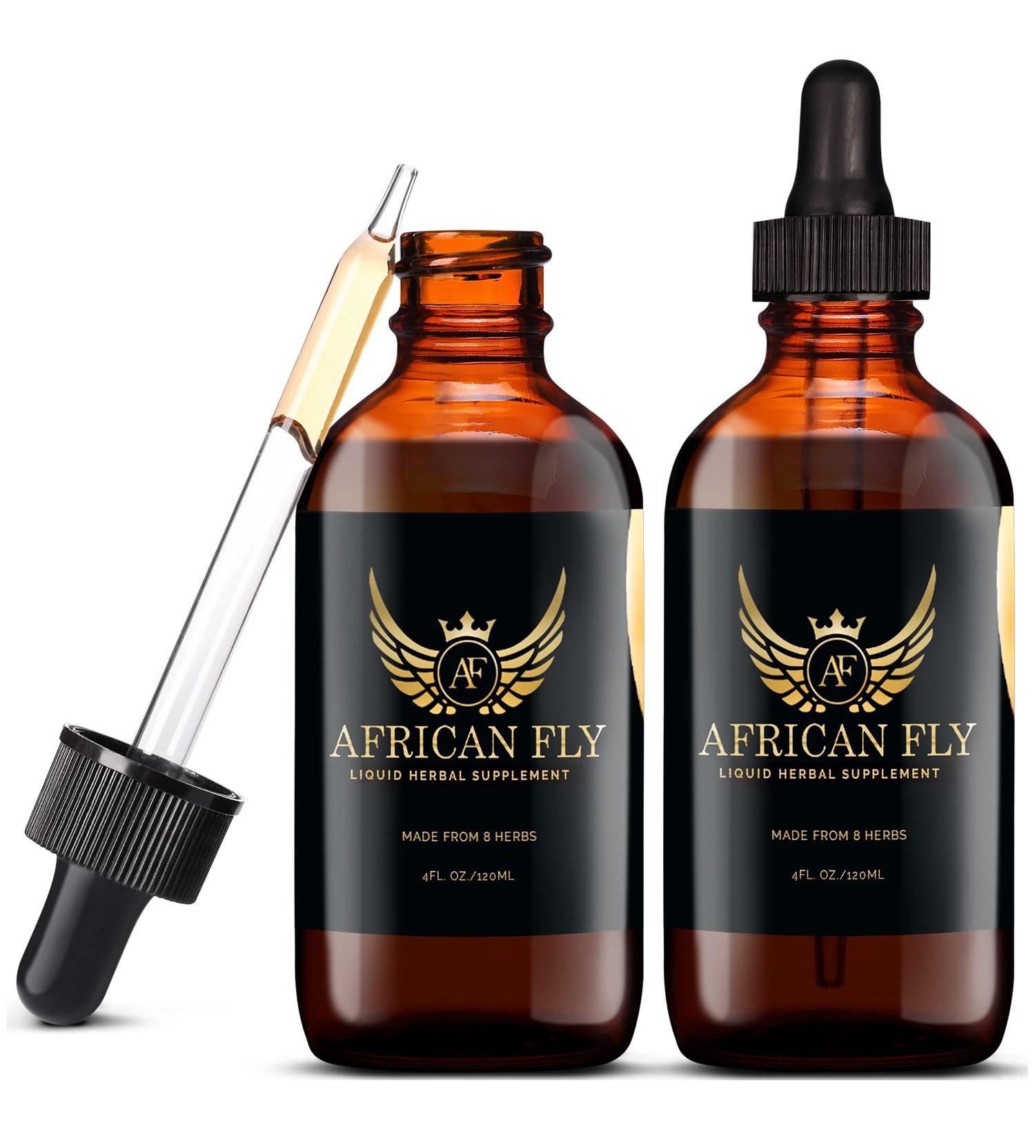 African Fly (2-Pack) - All Natural Vegan Supplement for Men (& Women) 40 50 60 Plus Years Old and Beyond Pack of 2 - Buy Online on GoSupps.com