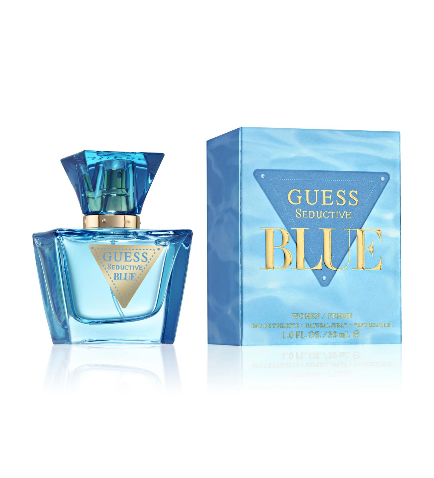 GUESS Seductive Blue Women/Femme Eau de Toilette Perfume Spray For Women 1.0 Fl. Oz. Patchouli 1 Fl Oz (Pack of 1) - Buy Online on GoSupps.com