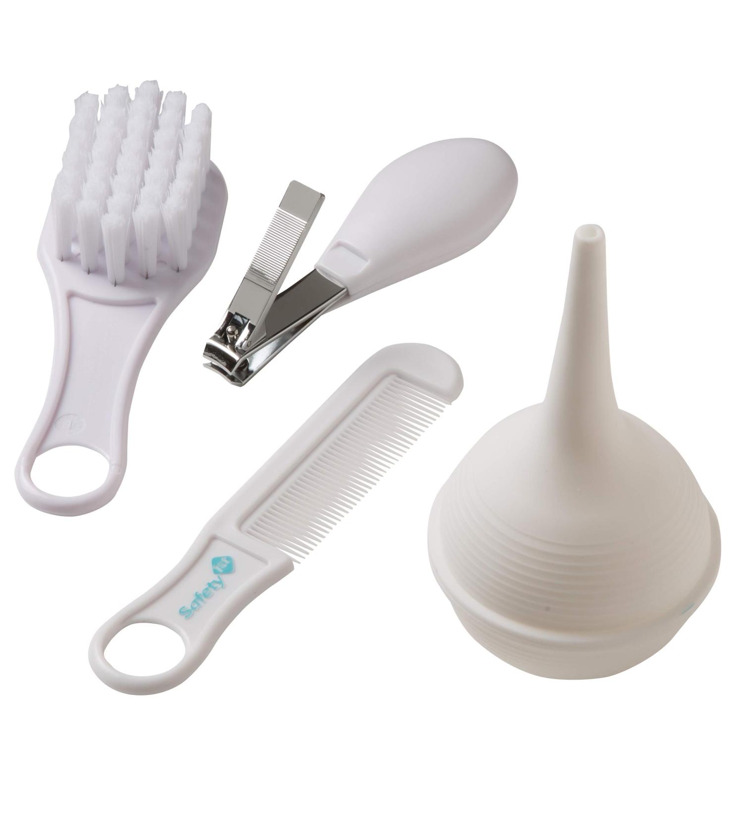 SafetyFirst Baby Care Basics KIT: Nail Clippers  Nasal Aspirator  Hair Brush  Hair Comb - Buy Online on GoSupps.com