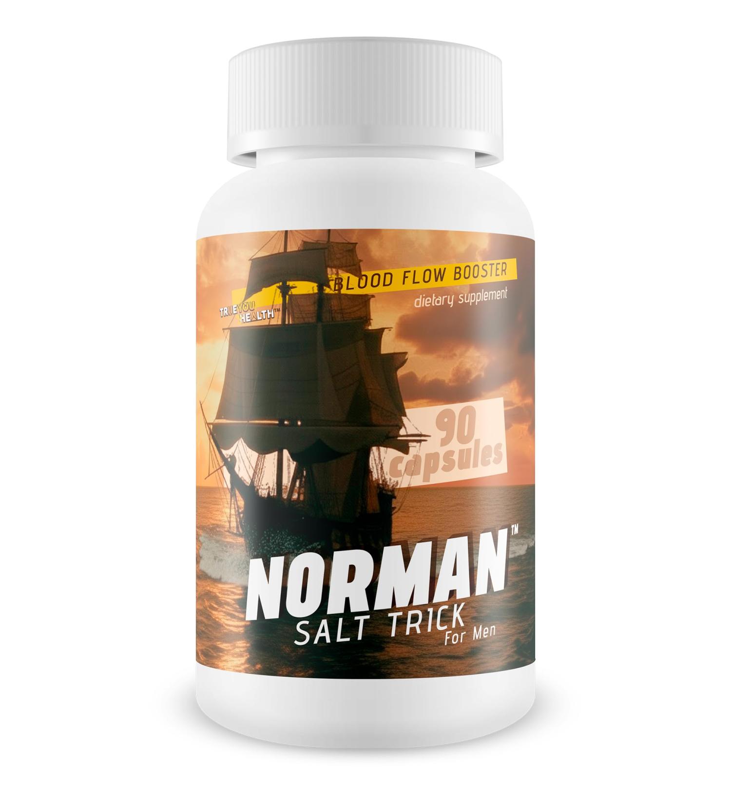 Norman Salt Trick - Our Best Blood Flow Booster Supplement - Circulation And Vein Support - Poor Circulation Supplements - Magnesium & Vitamin Blood Flow - Ginkgo Biloba Blood Flow Pressure Supplement - Buy Online on GoSupps.com