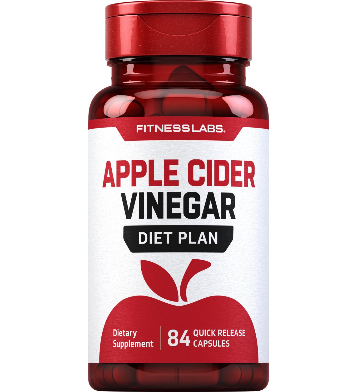 Piping Rock Apple Cider Vinegar Capsules | 84 Pills with B12 Chromium & Cayenne | Non-GMO Gluten-Free Dietary Supplement | Ship Internationally - Buy Online on GoSupps.com