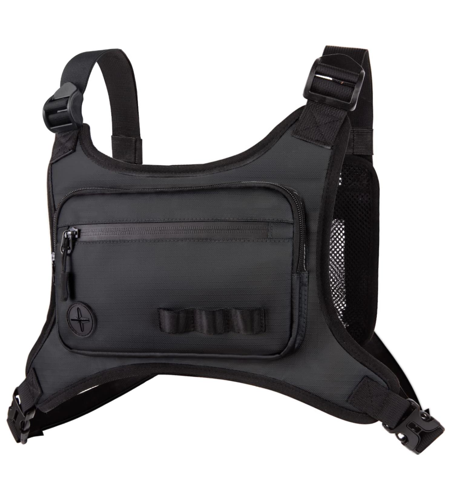 KINGSLONG Lightweight Water Resistant Chest Bag - Running Pack with Phone Holder & Extra Storage - Buy Online on GoSupps.com