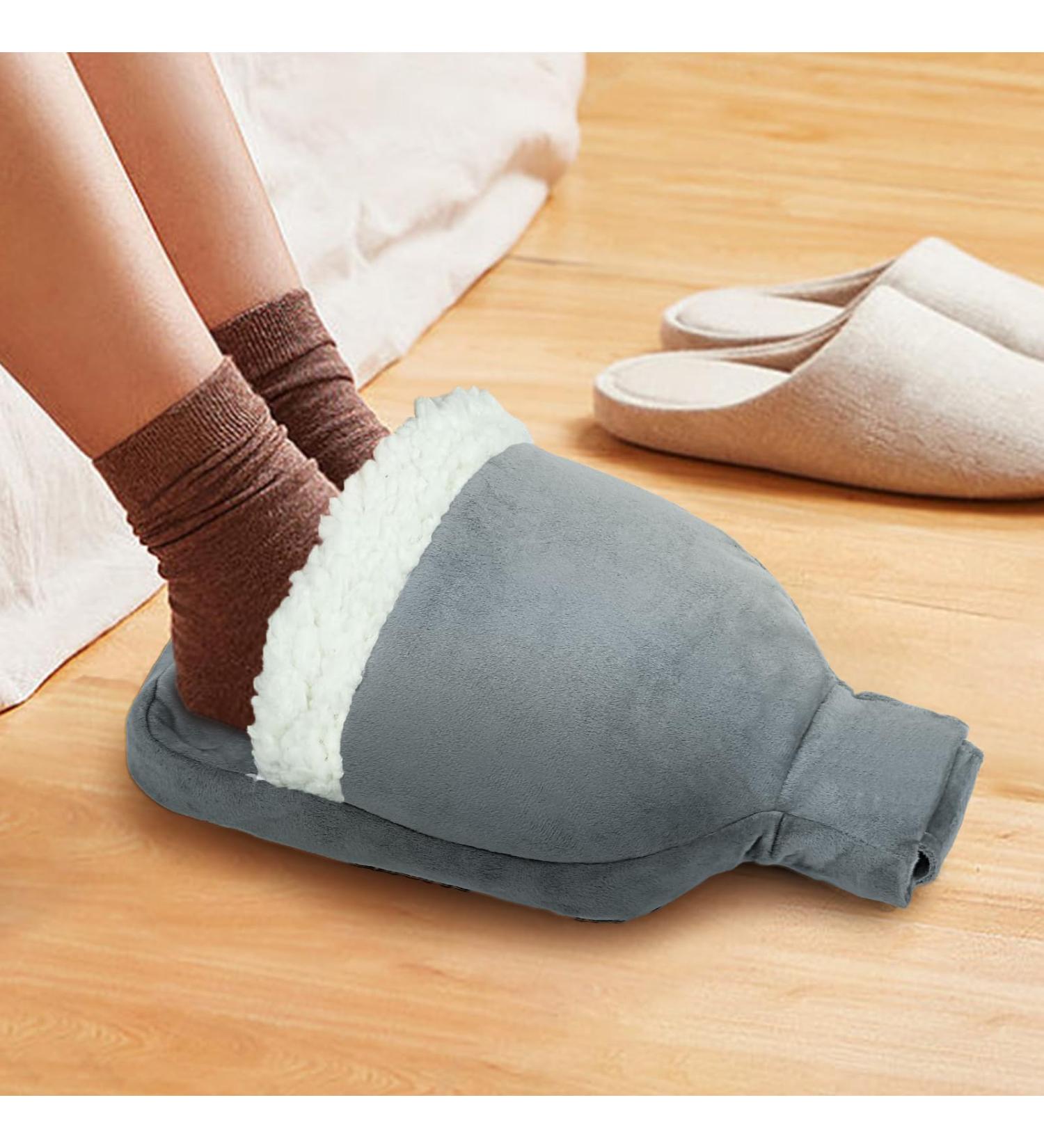 2L Foot Warmer Hot Water Bottle with Soft Plush Cover - Ideal for Cold Feet | Buy Online for Men & Women - Buy Online on GoSupps.com