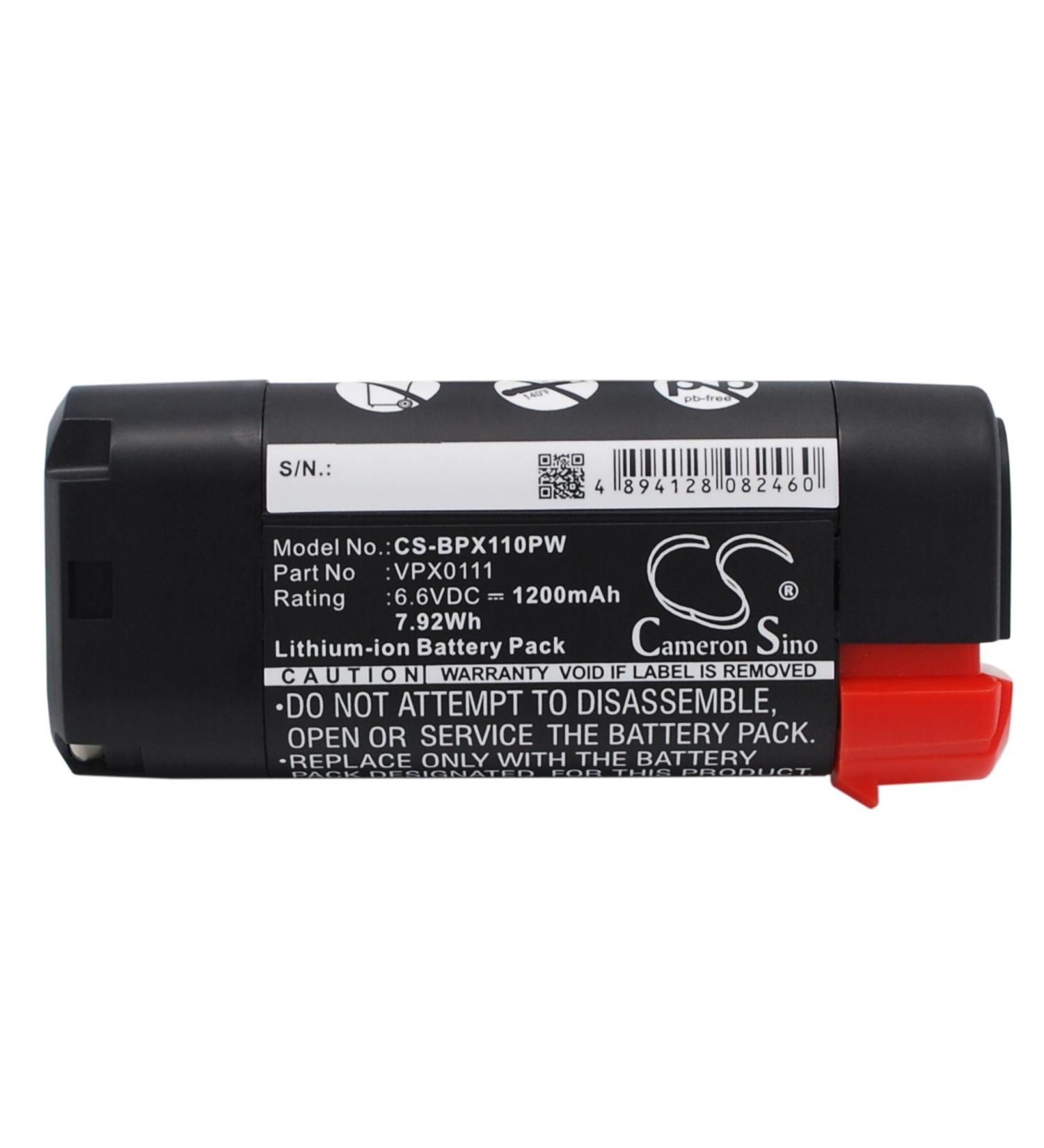 6.6V VPX0111 Battery Replacement for VPX Series - Compatible with VPX1301X VPX1212 VPX1201 VPX1401 VPX1101X VPX1101 VPX1501 VPX2102 VPX1212X - Fast Shipping Worldwide - Buy Online on GoSupps.com