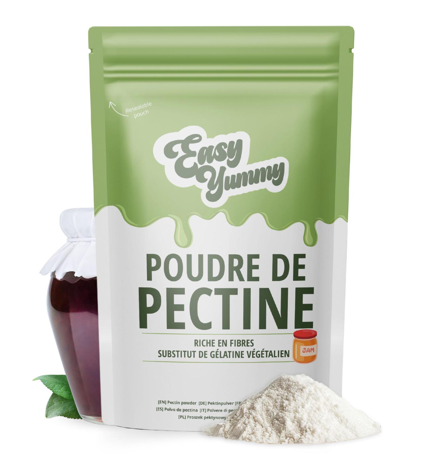 Easy Yummy Pectin powder (250 g) Pectin for making jams vegetarian substitute for gelatin - Buy Online on GoSupps.com