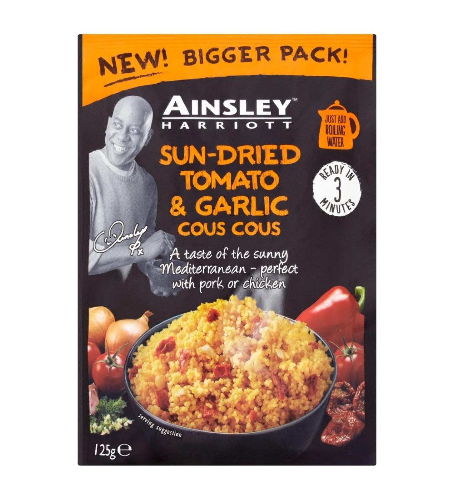 Ainsley Harriott Sun-Dried Tomato and Garlic Cous Cous 125 g