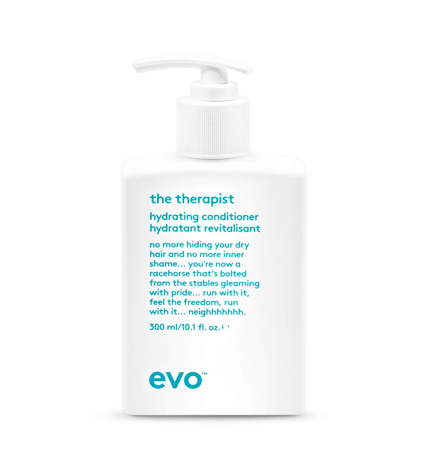 Evo The Therapist Hydrating Conditioner - Hydrates, Strengthens, and Softens Hair - Protects Color Treated Hair - Helps Detangle - 10.1 Fl Oz - Buy Online on GoSupps.com
