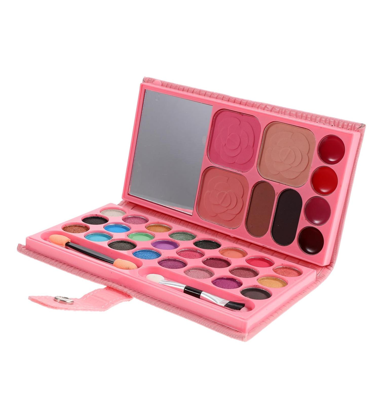 33 Makeup Palette & Bag - Perfect Eye Shadow Set for Girls & Women | Pink Blush & Accessories for Kids - Buy Online on GoSupps.com