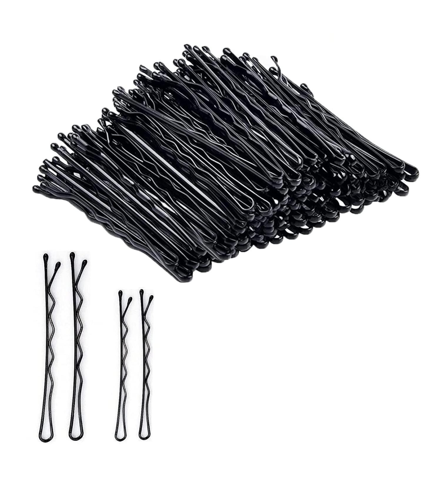 Buy 250 Classic Black Wave Hair Needles - 200 x 1.97 & 50 x 2.36 Bobby Pins for Girls - International Shipping Available - Buy Online on GoSupps.com
