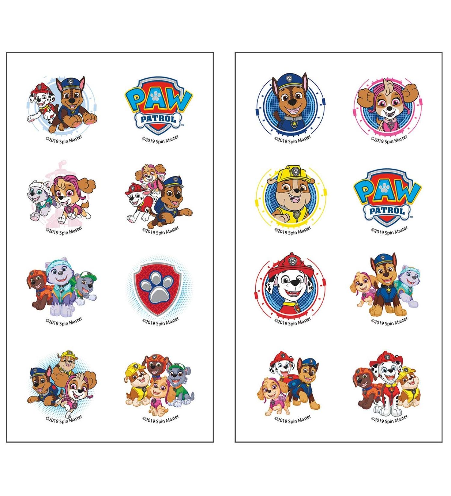 Dekora PAW Patrol Edible Sugar disc Cake Toppers - x16 - Buy Online on GoSupps.com