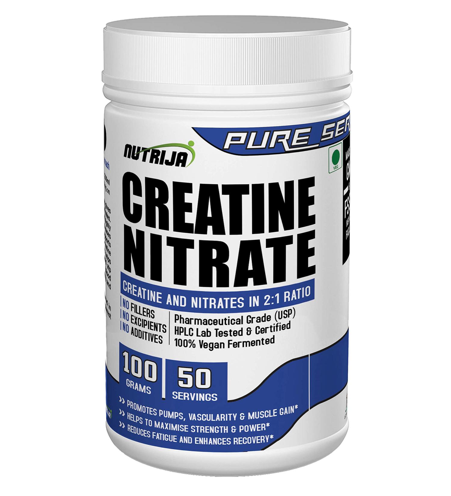 Premium Creatine Nitrate 100 Grams - Enhance Performance & Recovery | Fast International Shipping - Buy Online on GoSupps.com