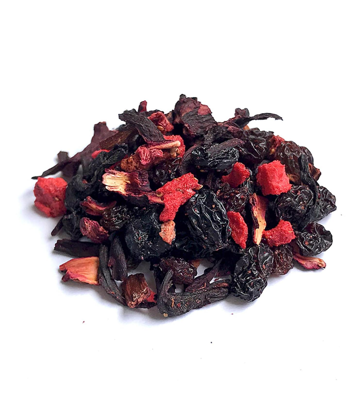Strawberry Blueberry Fruit Tea Roselle Flower Tea Flower Tea No-cook Fruit Tea (100g/ bottle) - Buy Online on GoSupps.com