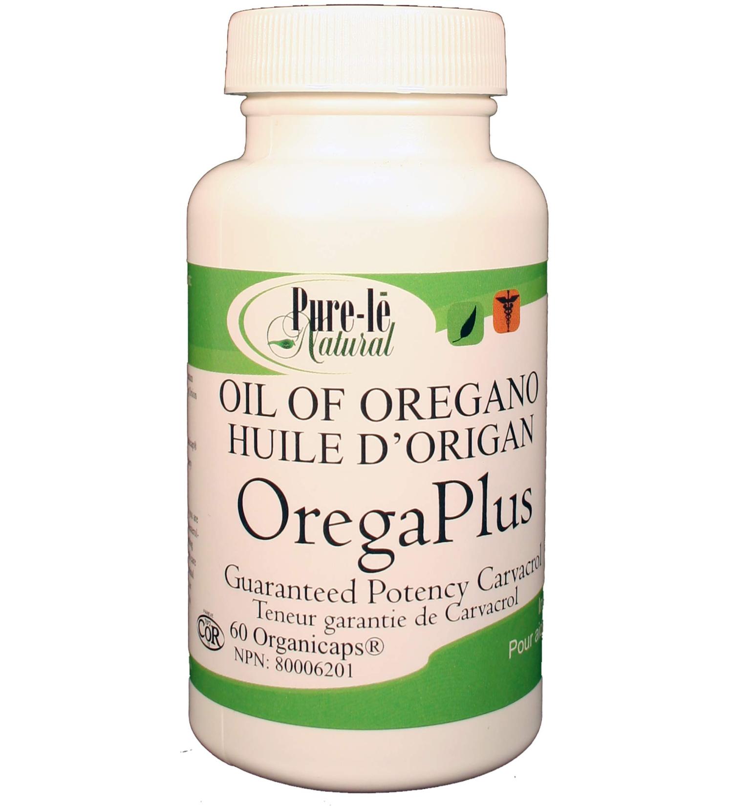OregaPlus 60 Organicaps. All Natural with No Side Effects - Ultra Premium Immune Dietary Supplement - No Fillers or Binders No Artificial Ingredients - from Canada. - Buy Online on GoSupps.com