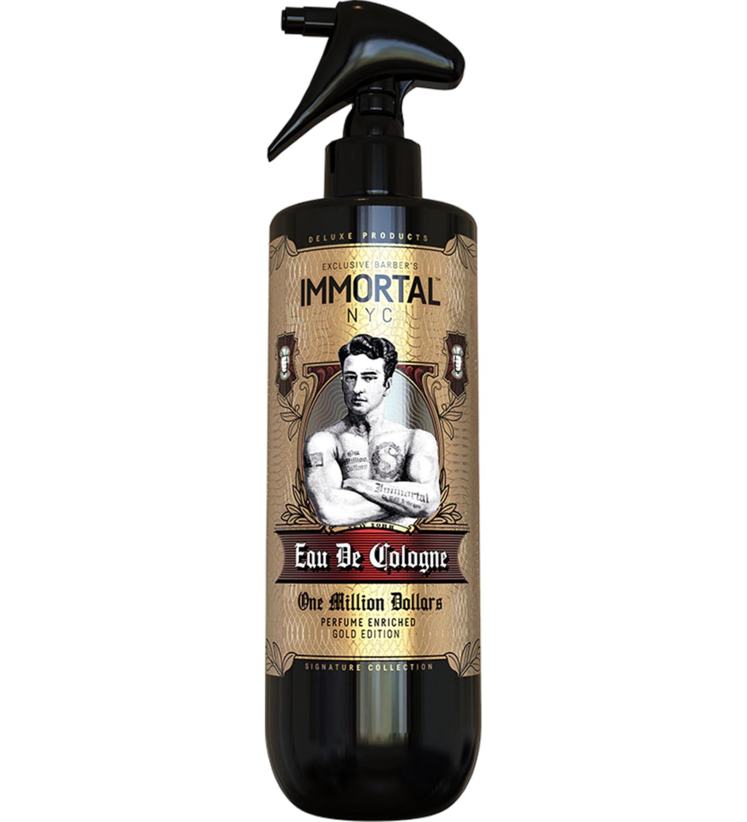 One Million Dollars Cologne 17 oz. After Shave Spray Premier Men's Cologne - Exclusive Barbers - Softens Skin - Refreshes/disinfects and Relieves Face and Skin - Moisturizing Formula After Shaving Fruity Musky - Buy Online on GoSupps.com