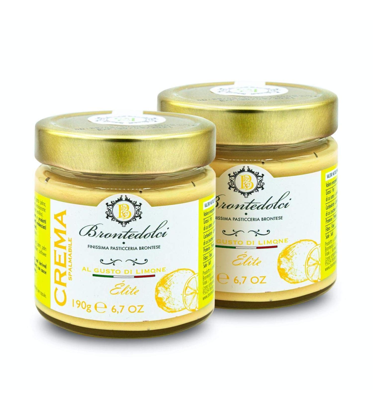 Brontedolci Lemon cream sweet 2 x 190 g - Buy Online on GoSupps.com