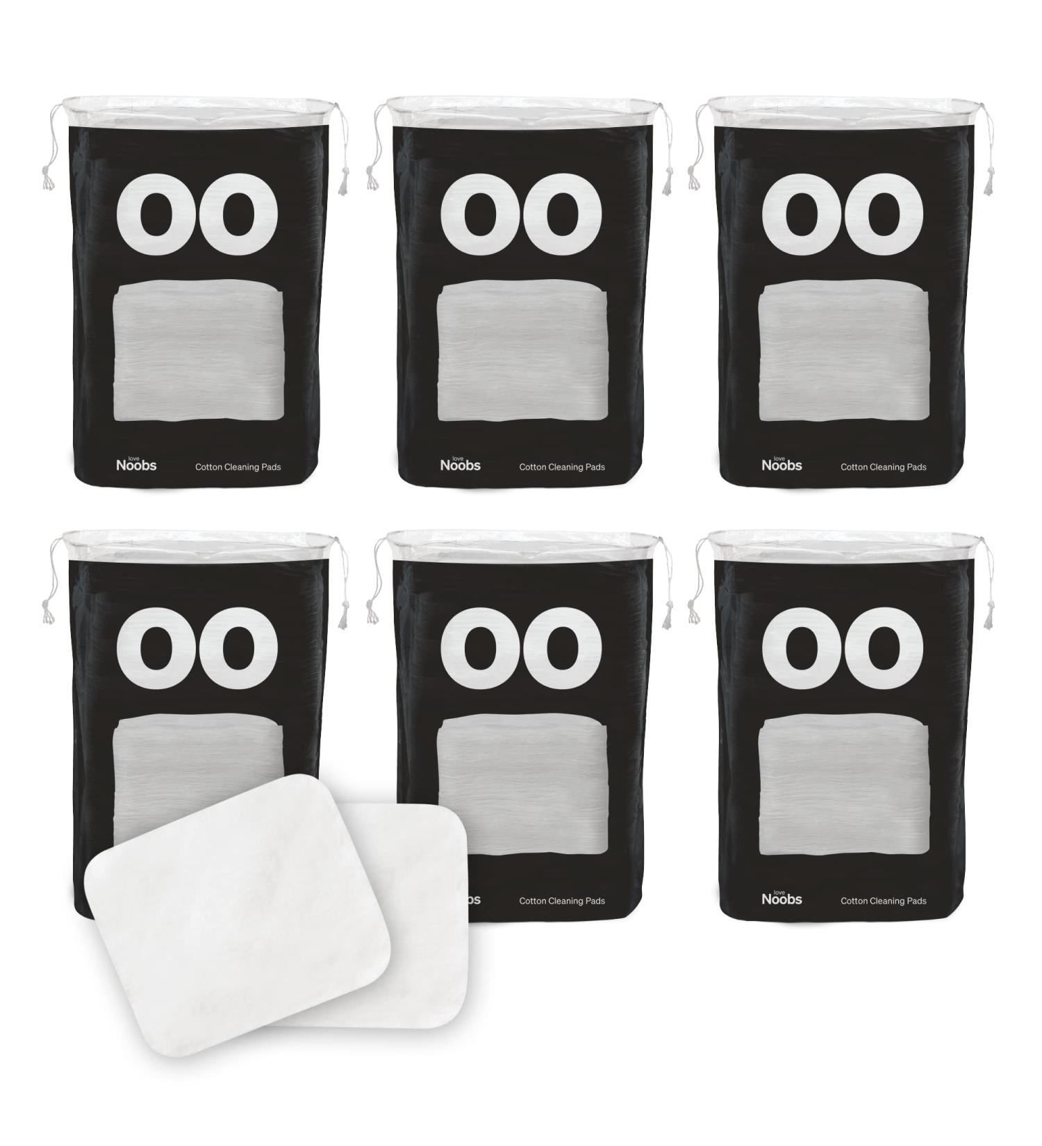 Love Noobs Baby Cotton Pads Large 100% Organic Large Cotton Wool Pads 360 Count Baby Cotton Wool Pads Large for Babies Baby Essentials for Newborn Square Large Cotton Pads Cotton Wool Roll - Buy Online on GoSupps.com