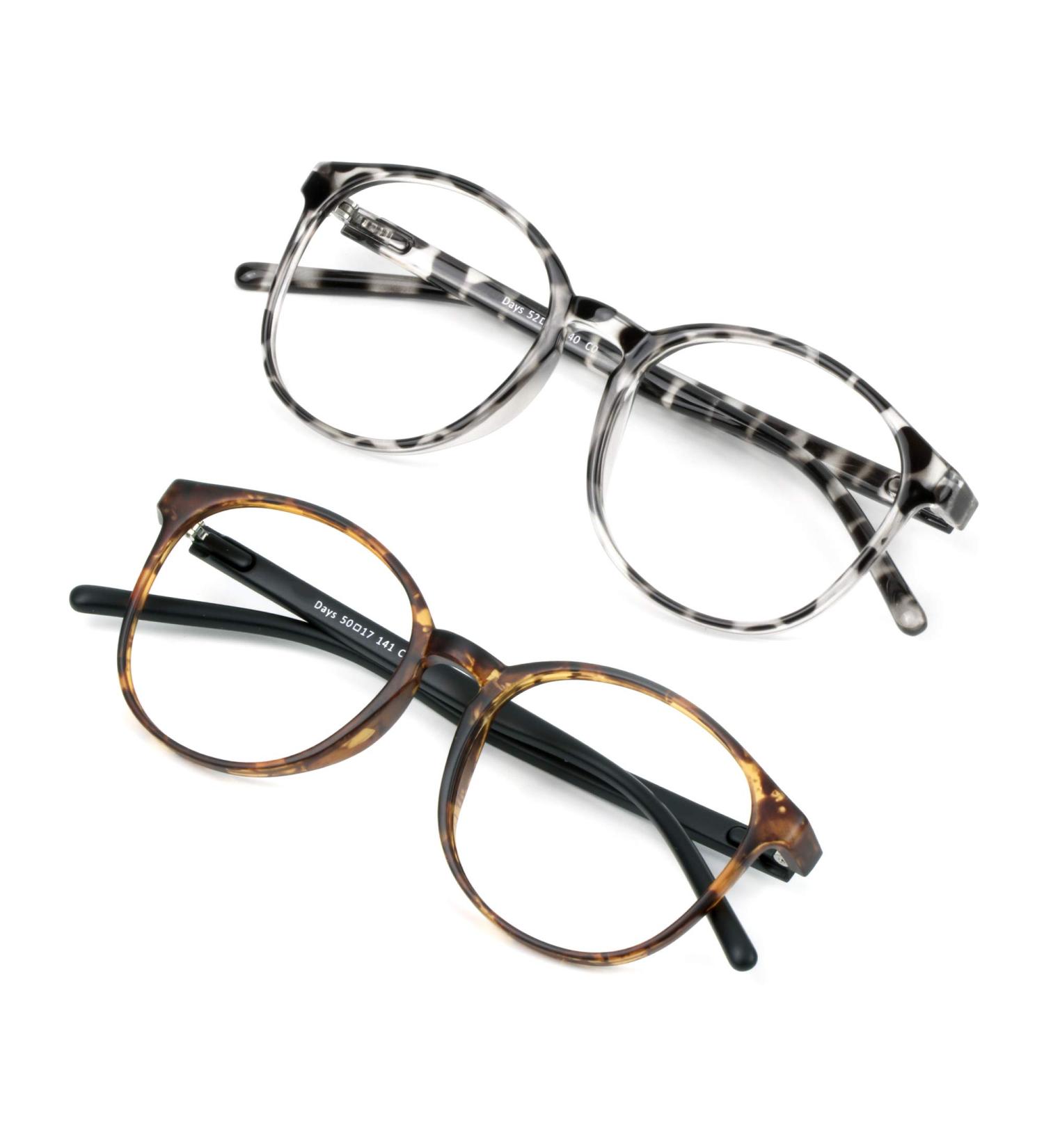 Blue Light Blocking Glasses for Women/Men - Anti Eyestrain, Computer Reading, Stylish Oval Frame - Anti Glare | Leopard & Tortoise - Buy Online on GoSupps.com