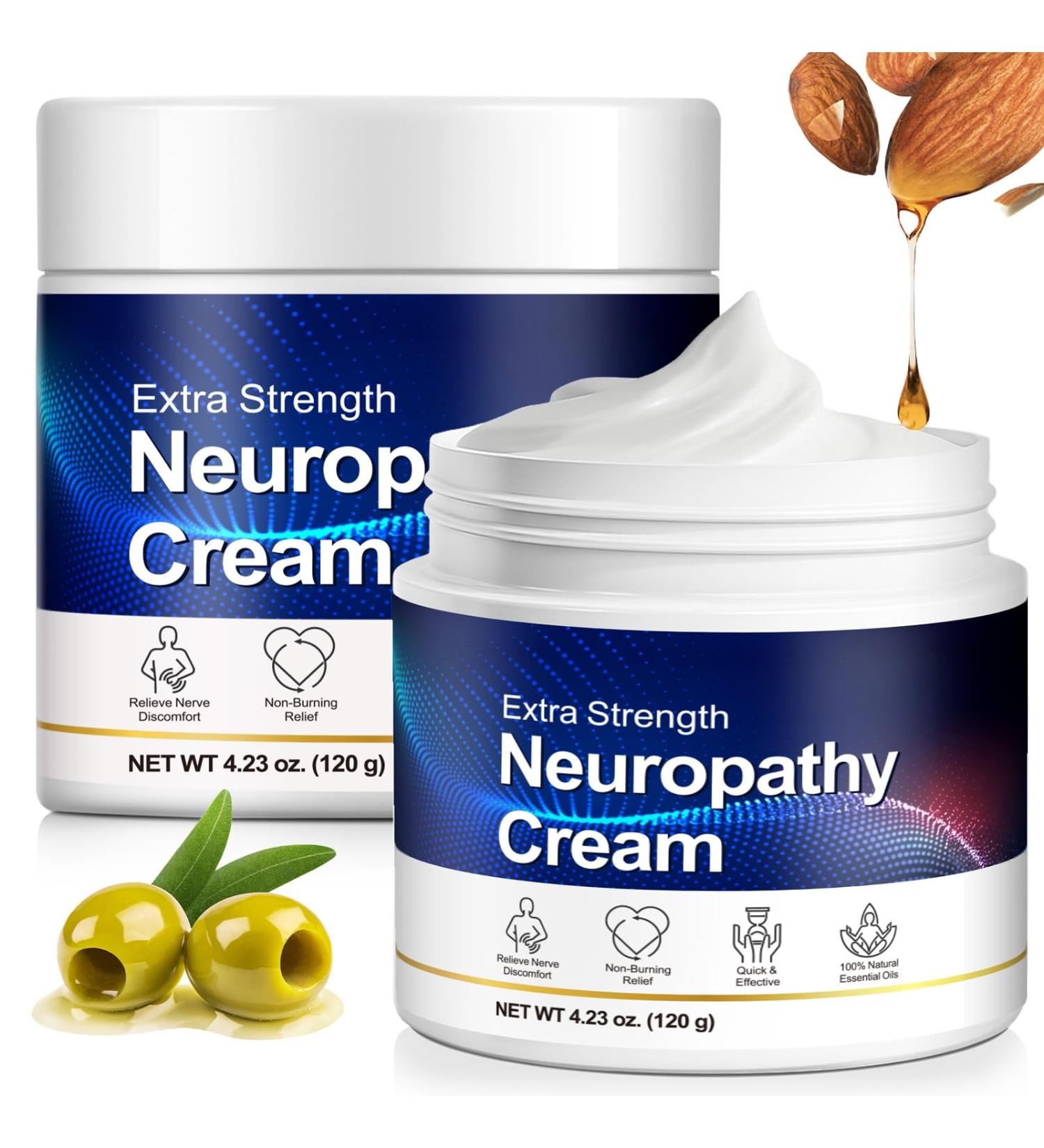 Cr me pour la Neuropathie des Pieds - 120g de Cr me Naturelle Absorption Rapide l Arnica pour l Inconfort des Pieds des Mains et des Diab tiques - Non Grasse Hydratante pour les Peaux Sensibles - Buy Online on GoSupps.com