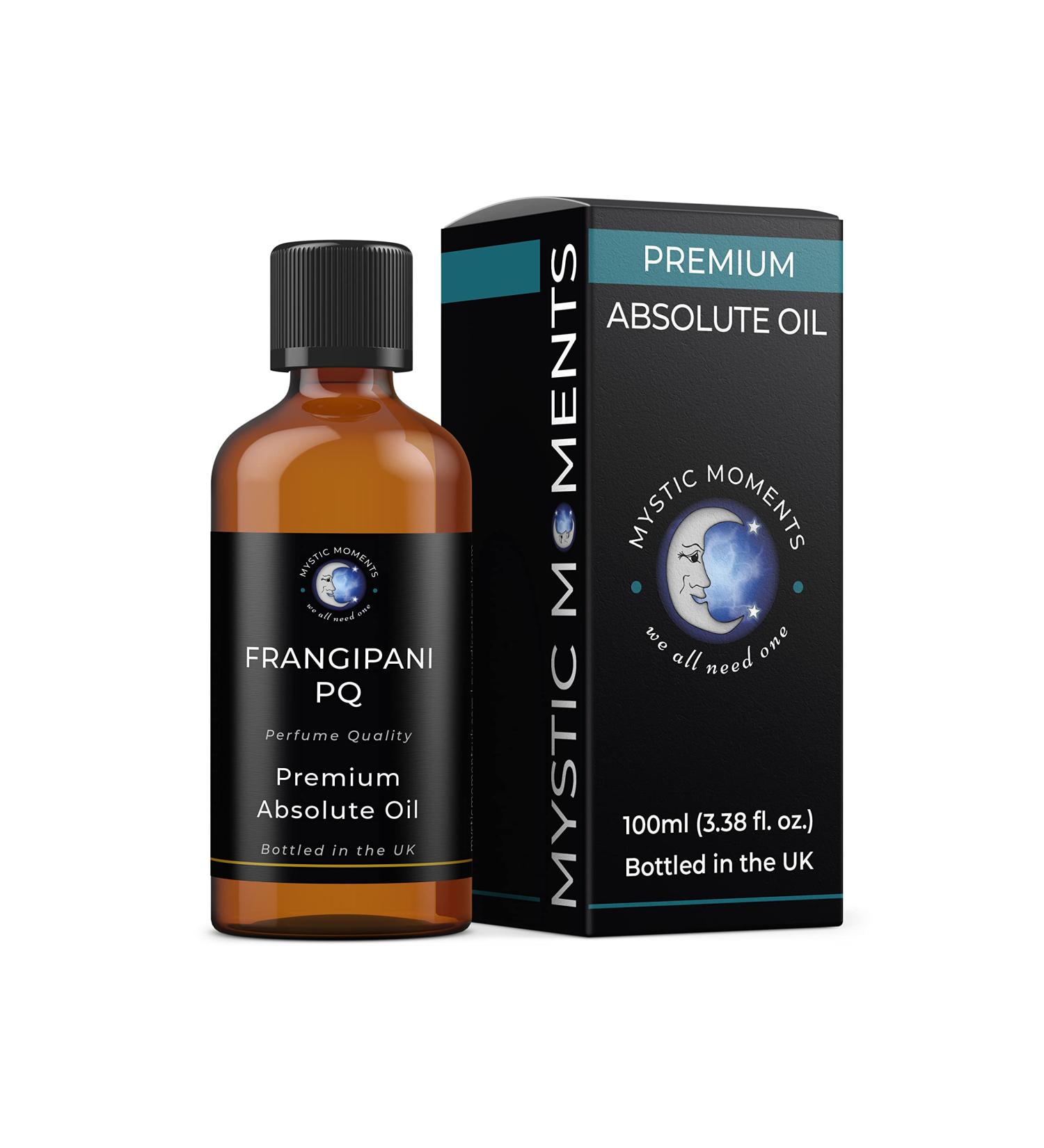 Buy Mystic Moments Frangipani PQ Absolute Oil 100ml | Premium Skincare Perfumery & Aromatherapy Essential Oil - International Shipping Available - Buy Online on GoSupps.com