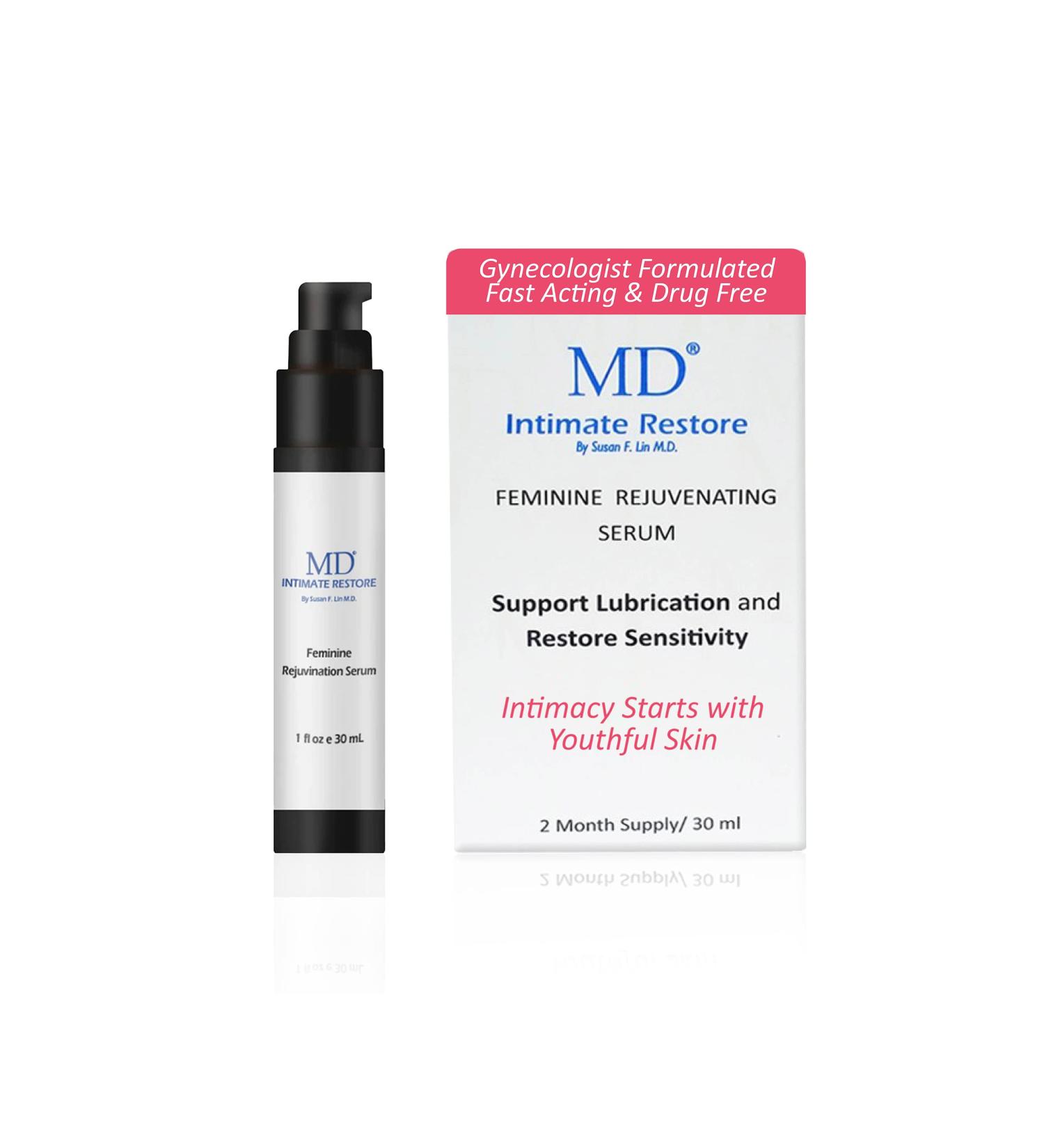 MD Intimate Restore Feminine Moisturizer | Rejuvenate Intimate Area & Restore Sensation | 3 Month Supply (1 Fl Oz) - International Shipping Available - Buy Online on GoSupps.com