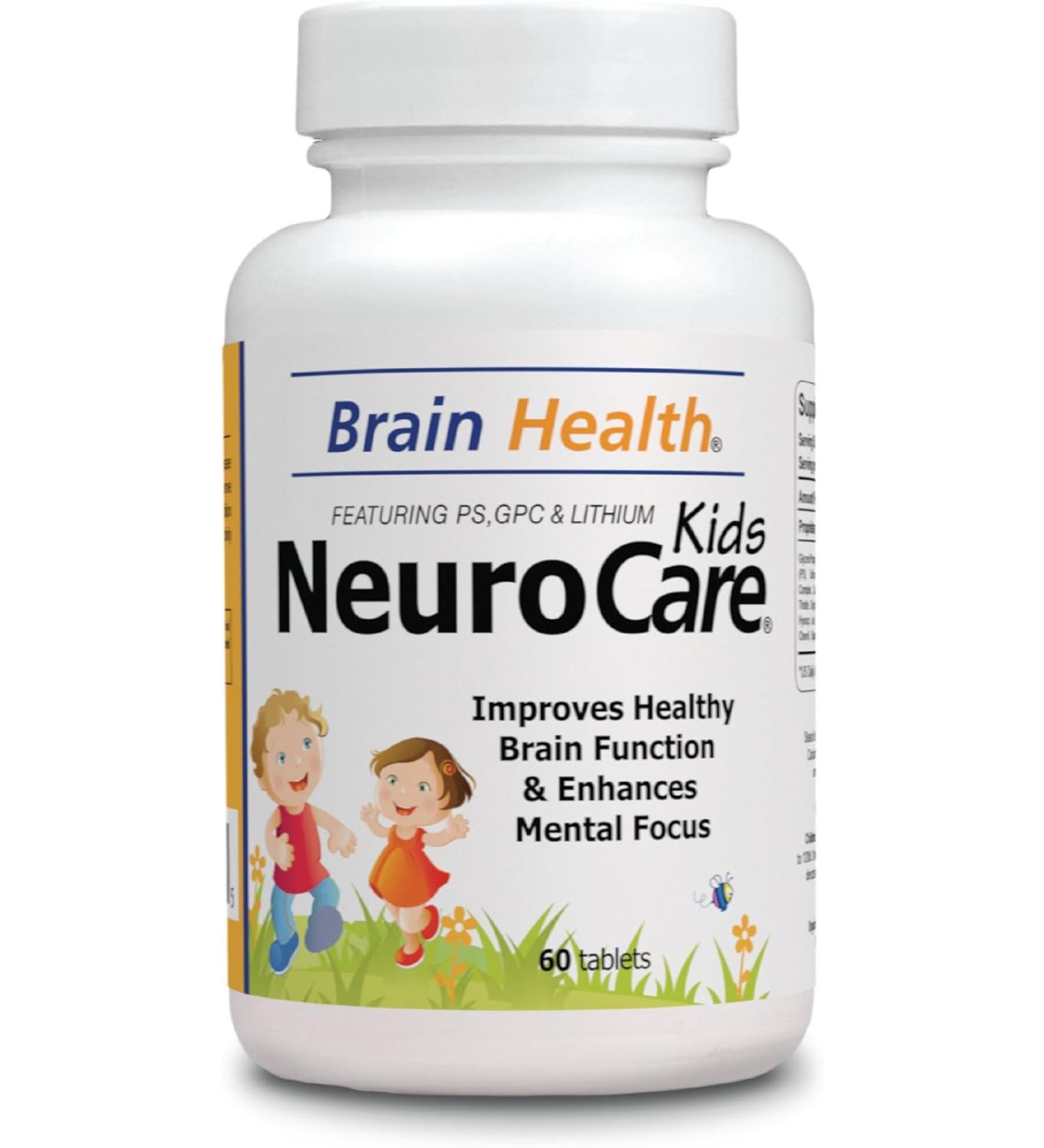 Brain Health Neuro Care Kids Highly Concentrate Supplent Dietary Supplement 60 Tablets - Buy Online on GoSupps.com