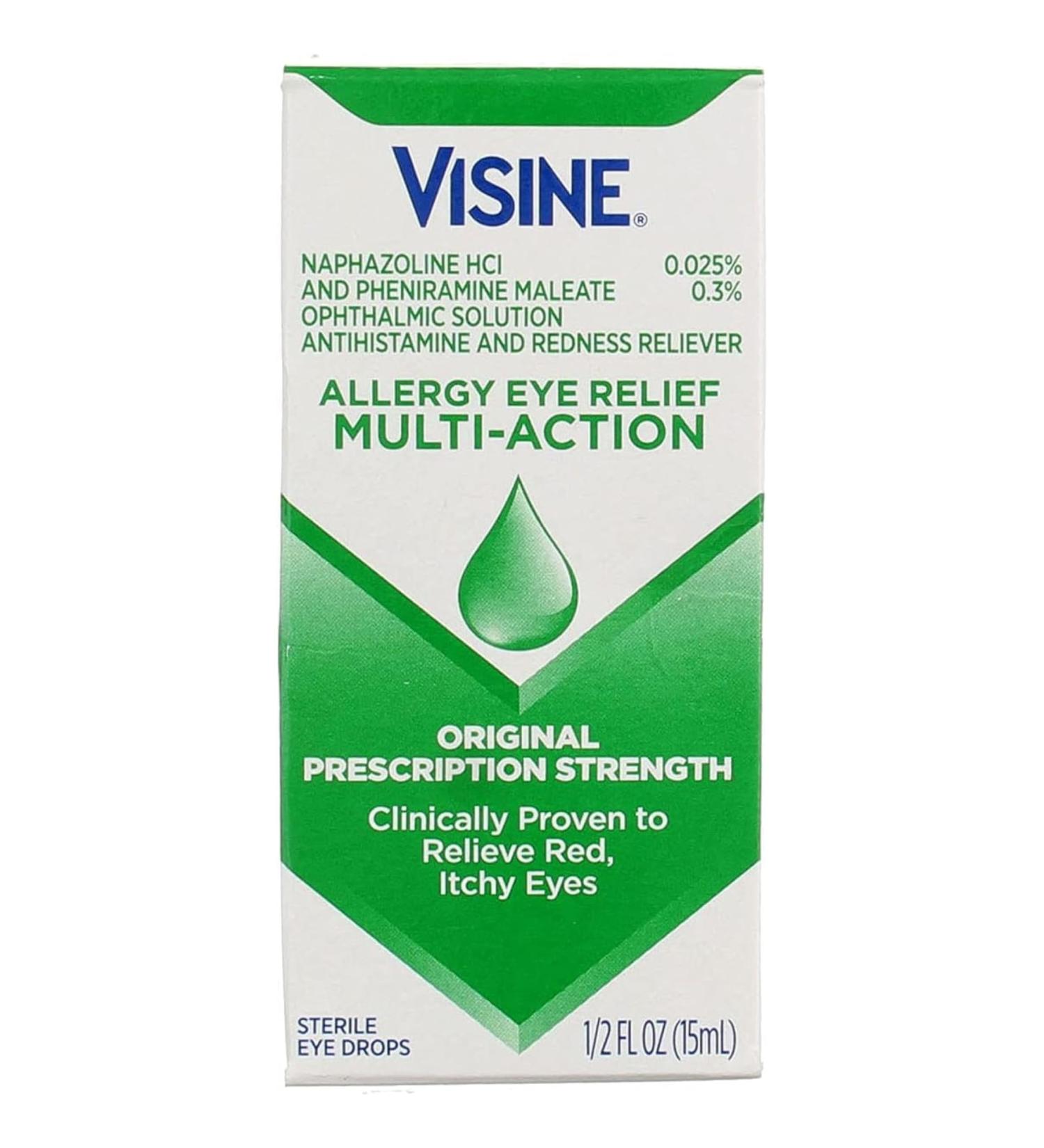 Buy 15 Ml Visine Multi Action Allergy Eye Drops (Pack of 6) Fast International Shipping - Buy Online on GoSupps.com