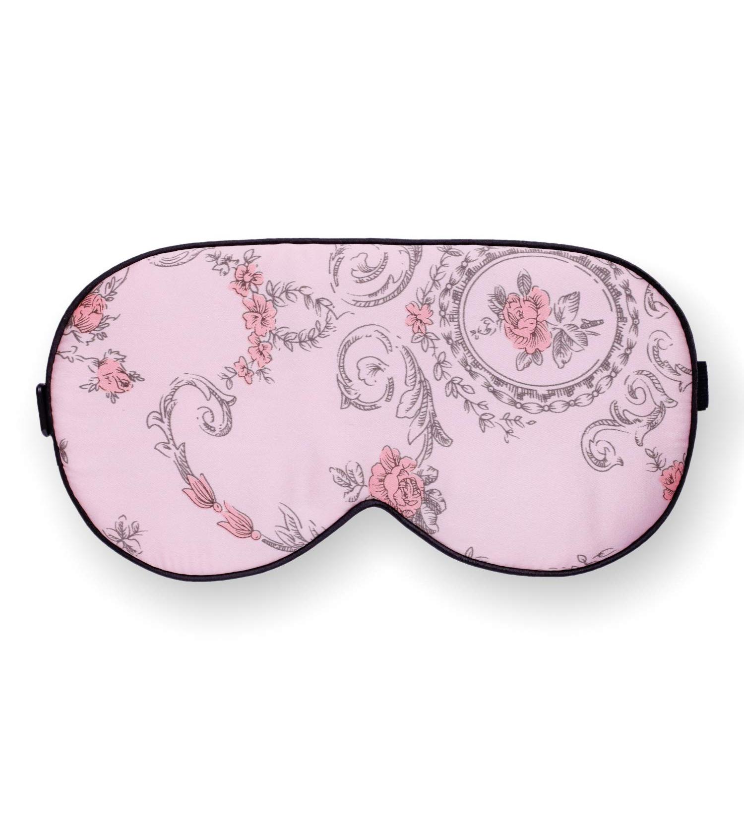 Buy Maxfeel 100% Pure Silk Eye Mask - Floral Sleep Eye Cover for Ultimate Comfort | International Shipping Available - Buy Online on GoSupps.com