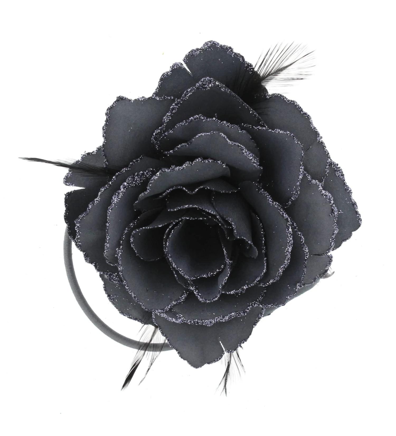 Topkids Rose Flower Hair Clip for Women & Girls | Gray Accessory for Weddings Proms & Special Occasions - Buy Online on GoSupps.com