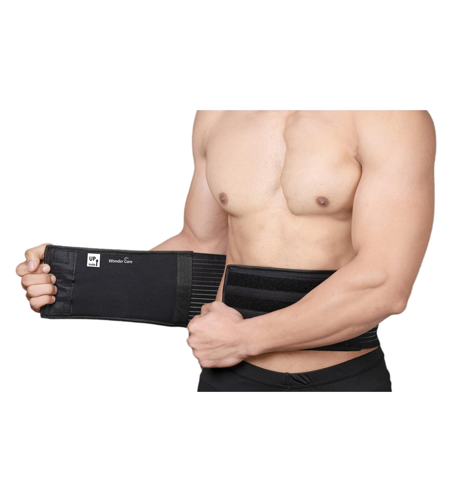 Wonder Care Umbilical Hernia Support Belt - Abdominal Binder for Navel Hernias - Pain Relief Brace (L) - Buy Online on GoSupps.com