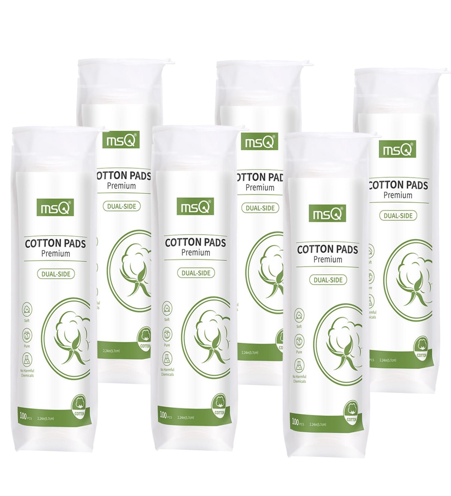 Buy MSQ Cotton Rounds Makeup Remover Pads (600) - Eco-Friendly Gentle & Effective for a Flawless Skin Routine | Fast International Shipping - Buy Online on GoSupps.com