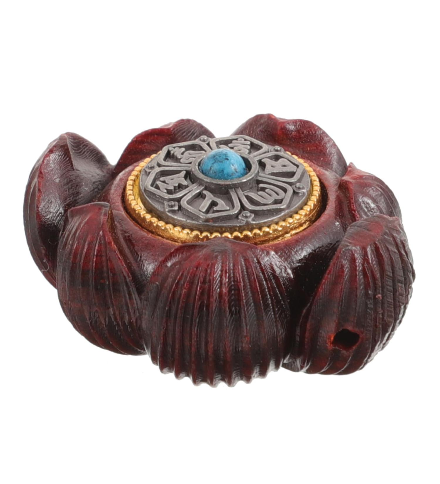 Partykindom Vintage Carved Hand Exercise Plate - Tea Pumpkin Figure & Massage Roller Ball Accessories in Sandalwood & Rosewood - Buy Online on GoSupps.com