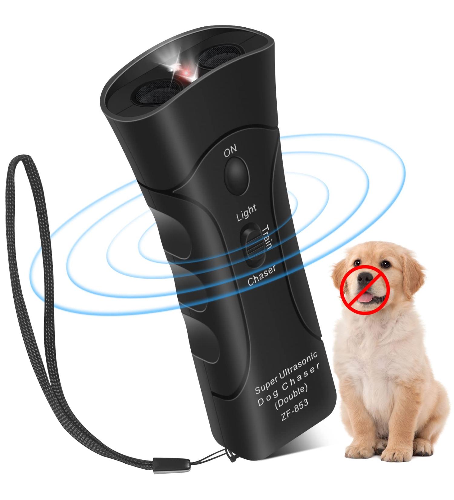 Kuckee Anti Barking Device Dog Barking Deterrent Device Anti Barking Device for Dogs Indoor 33 FT Ultrasonic Handheld Dog Barking Control Device Dog Training Tool Anti Bark Stopper - Buy Online on GoSupps.com