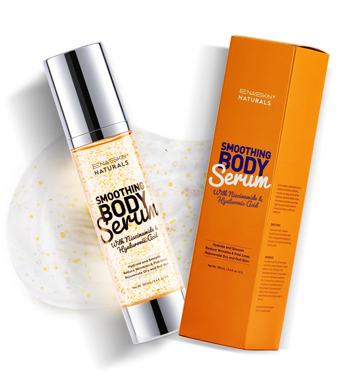 Women s Smoothing Body Serum | Anti-Wrinkle Moisturizer with Niacinamide & Hyaluronic Acid | Revitalizes Dry Skin for All Skin Types - Buy Online on GoSupps.com