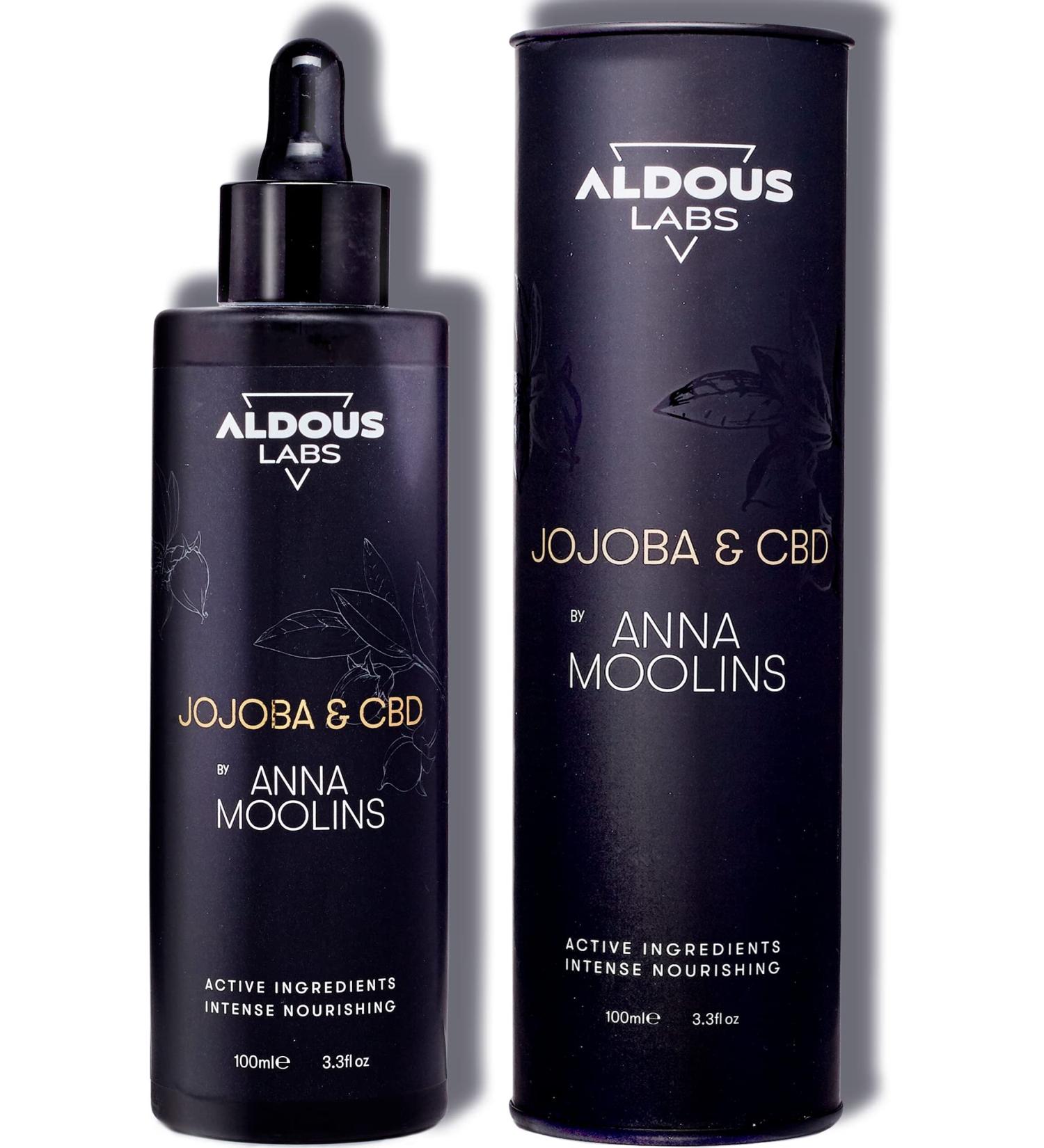 Jojoba Oil 100% Pure CBD Enriched | Cold Pressed Vegan | Advanced Formula | Hair Face Body Nails Nails Eyebrows Beard | 100ml | Original Gift Idea - Buy Online on GoSupps.com